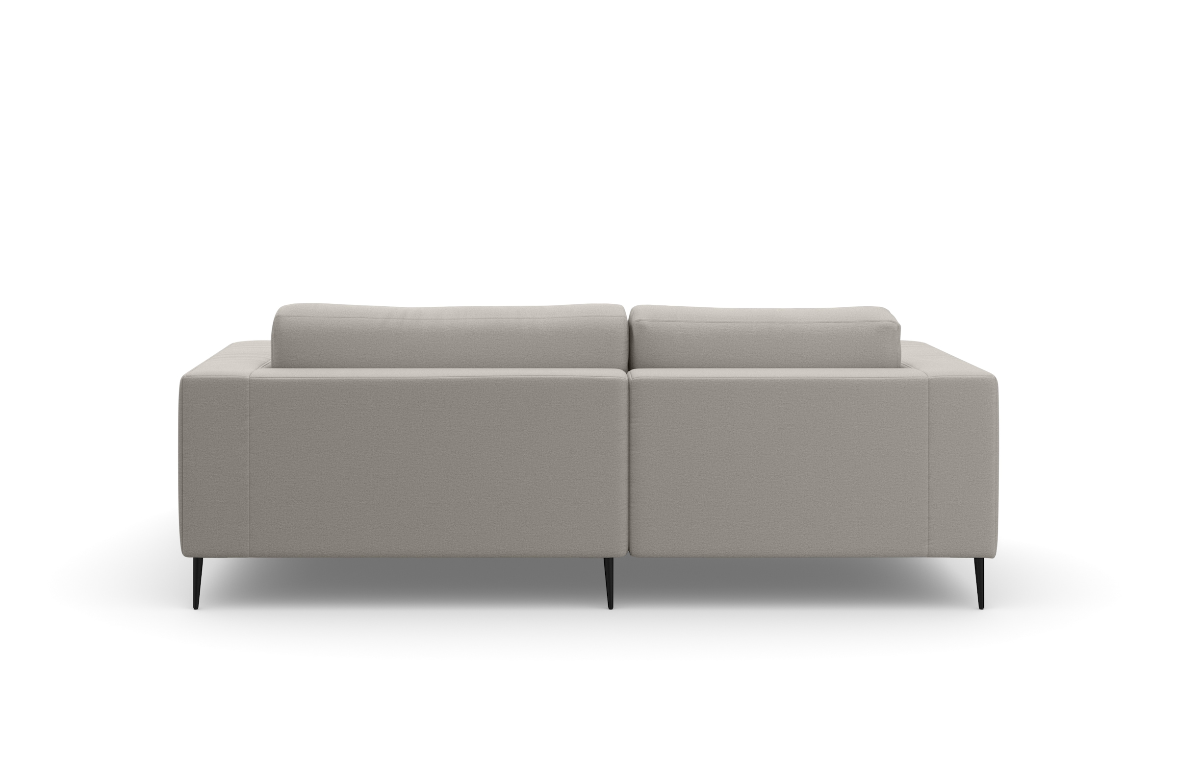 DOMO collection Ecksofa »Modica kompakt und elegant, Breite 244, L-Form« Auch in Cord, Fußhöhe passend für gängige Saugroboter!
