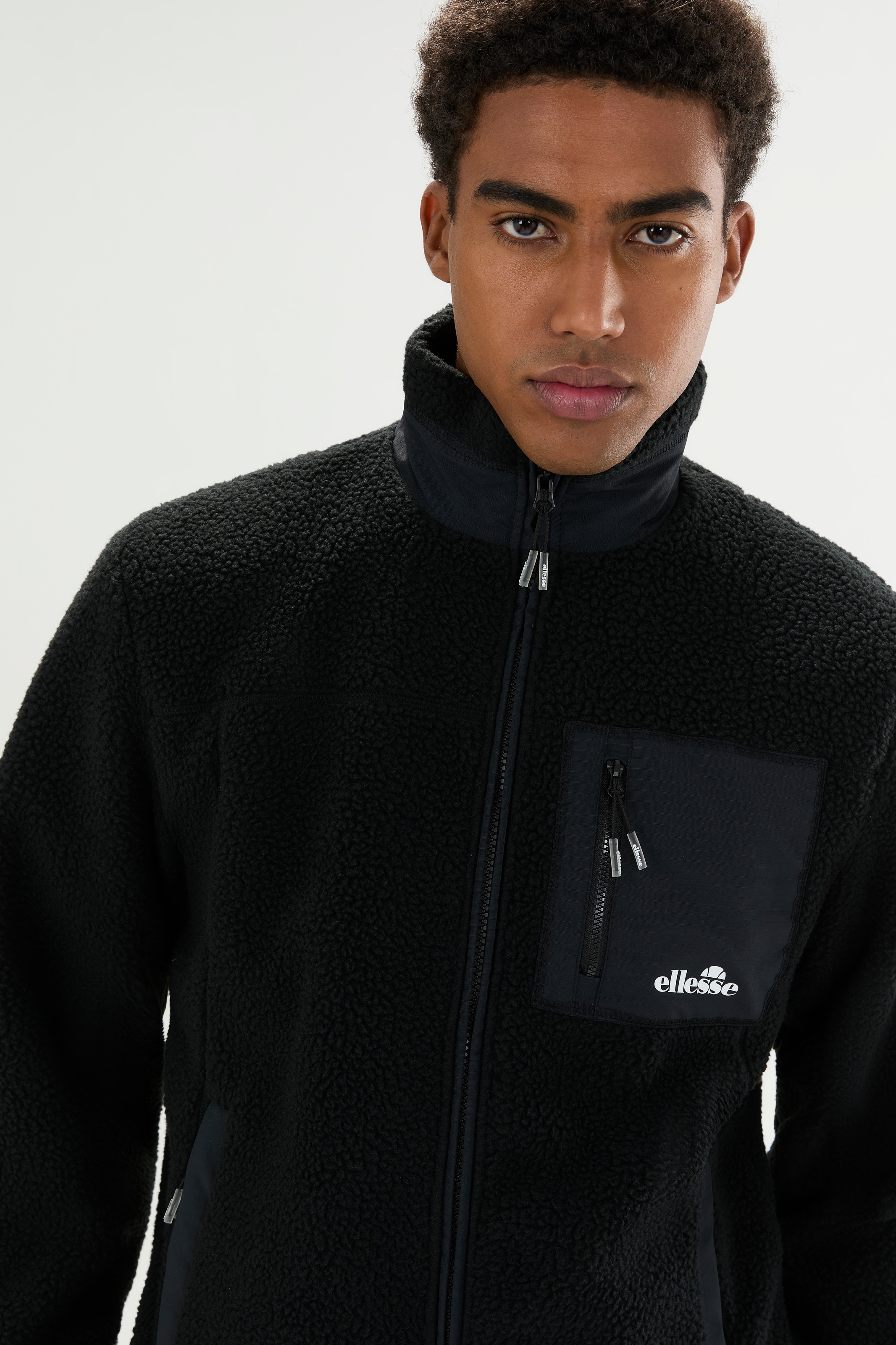 Ellesse Fleecejacke »ZERANO 2 FZ JACKET« mit Reißverschluss, normale Länge, aus Polyester