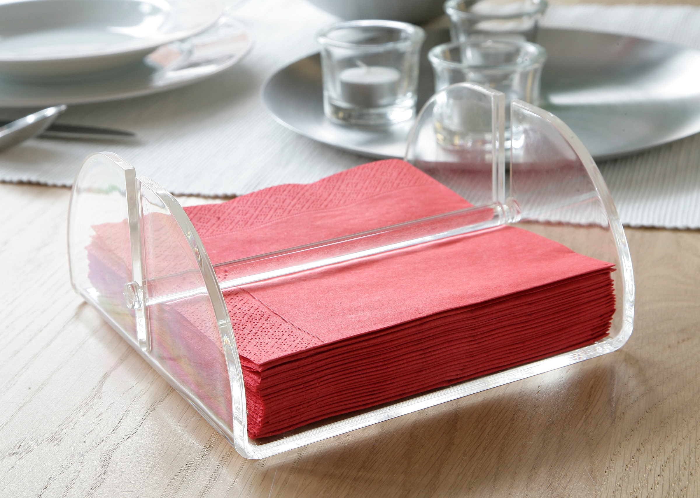 Ruco Serviettenhalter »Acryl-Halter« Serviettenspender, modern, Made in Germany