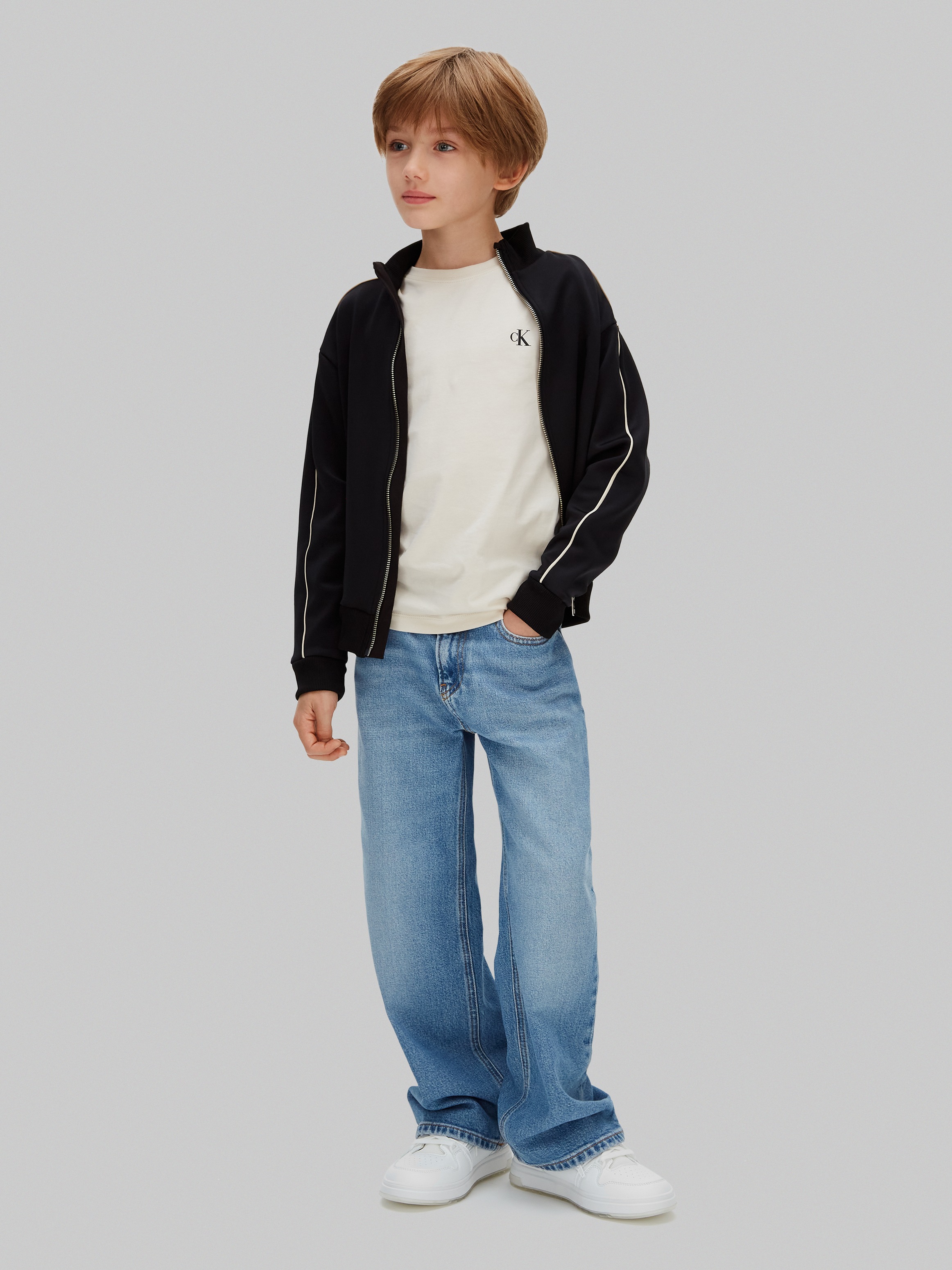 Calvin Klein Jeans T-Shirt »2-PACK MONOGRAM TOP« für Kinder bis 16 Jahre mit Logoprägung