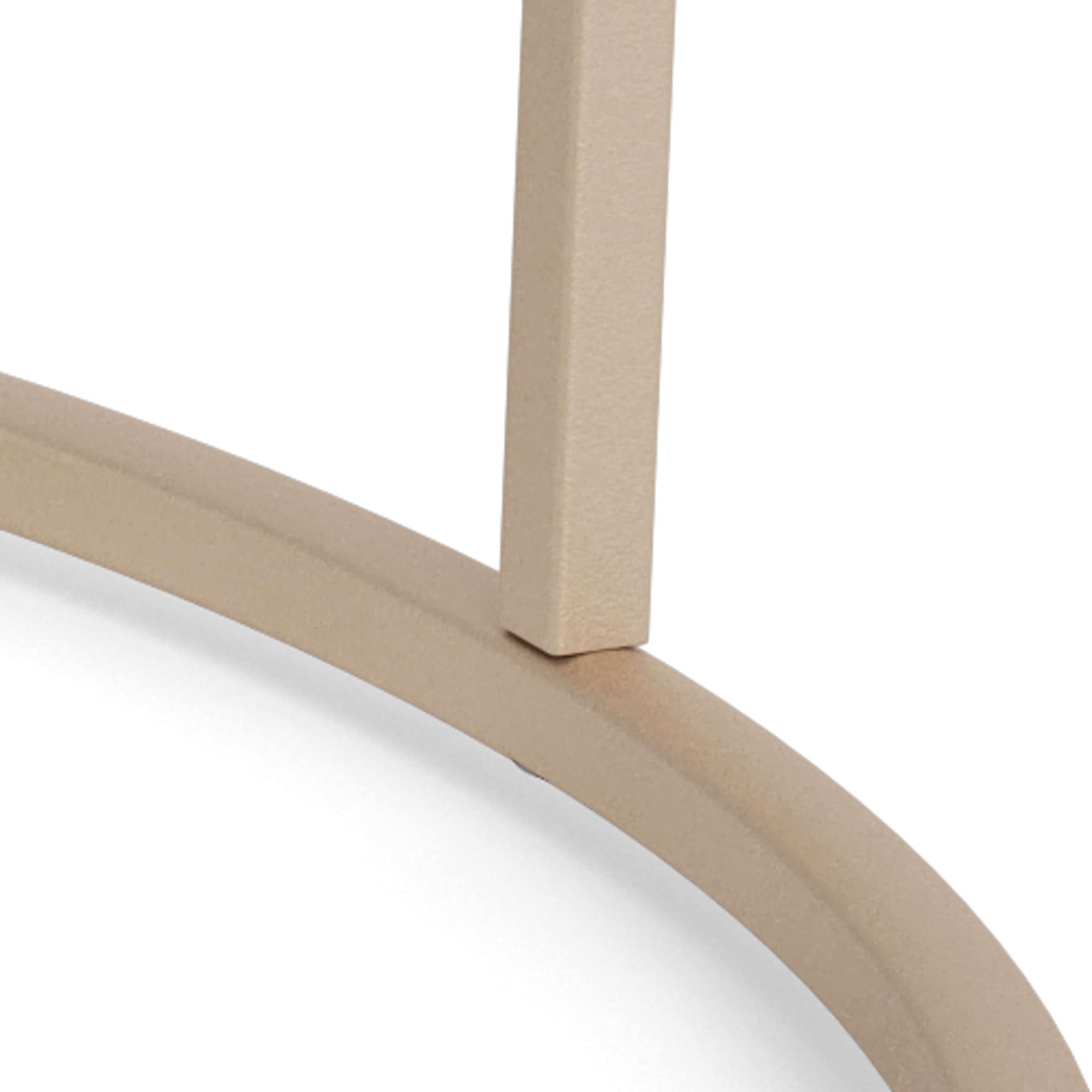 ACTONA GROUP Couchtisch »Seaford Kaffeetisch, Wohnzimmertisch« Runder Couchtisch mit grauer Melaminplatte und Stahlgestell, Ø80x45 cm
