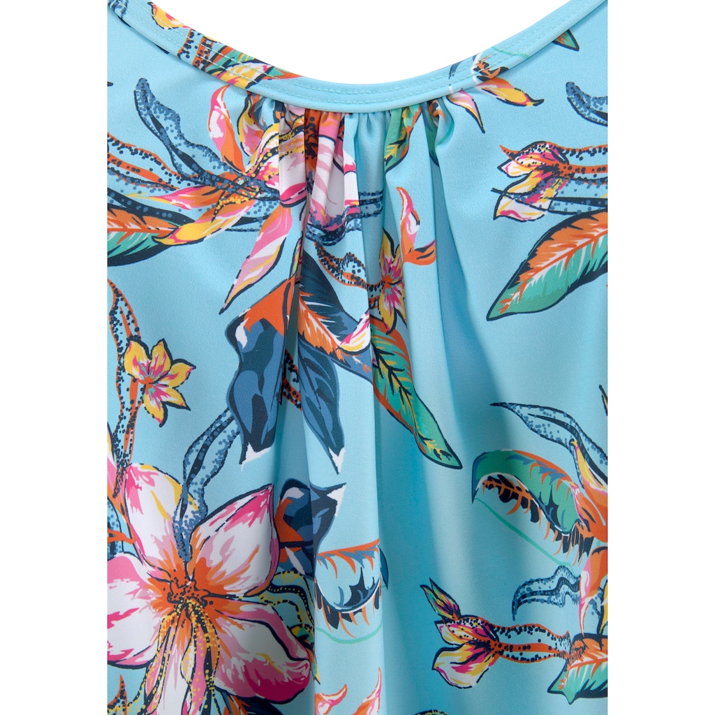 LASCANA Tankini-Top »Malia«, mit lockerem Schnit und tropischem Print