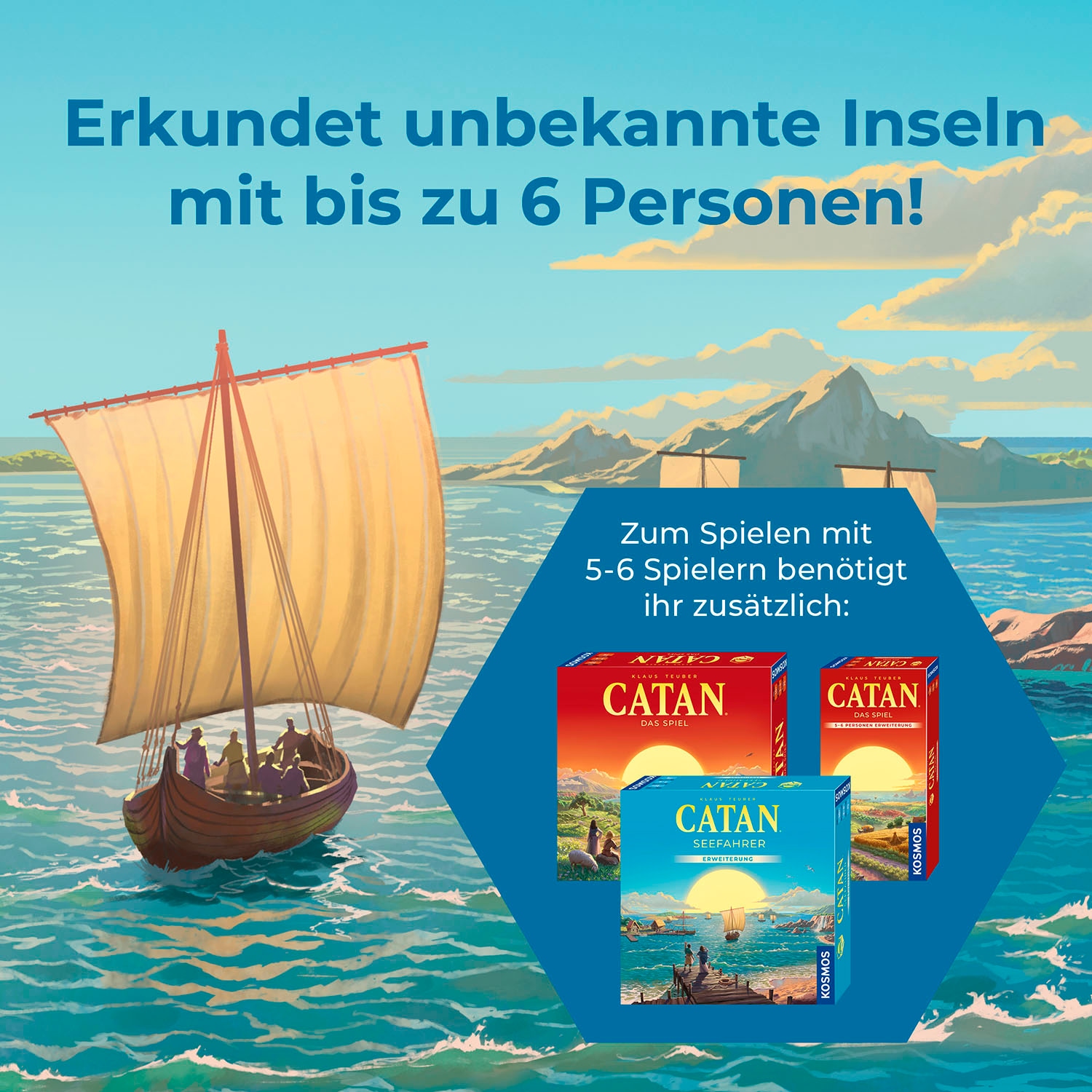 Kosmos Spiel »CATAN Seefahrer«, Made in Germany