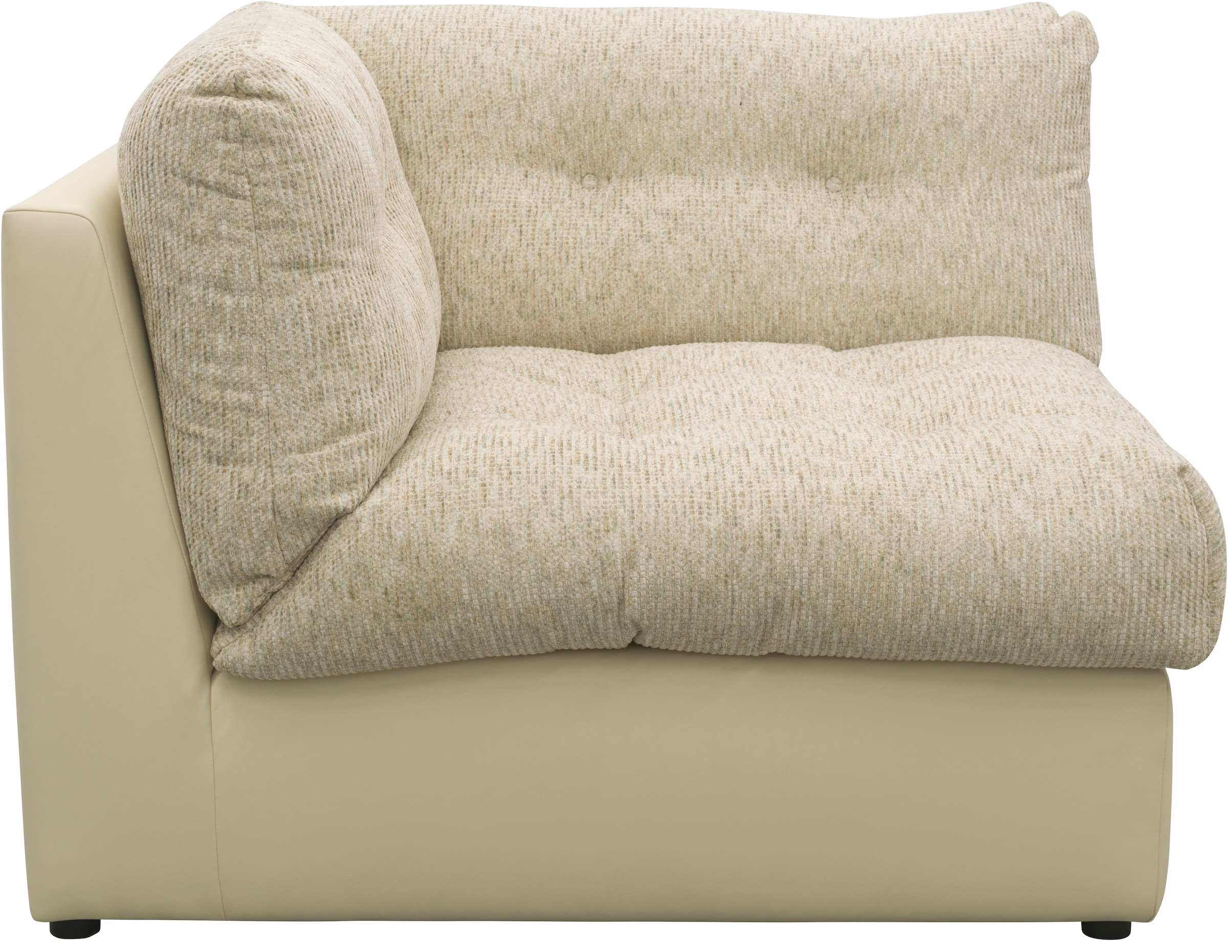 DOMO collection Sofa-Eckelement »Caleo, B/T: 119/117 cm, modular, großzügige Polsterung« erweiterbar mit Sofaelement, Einzelsofa