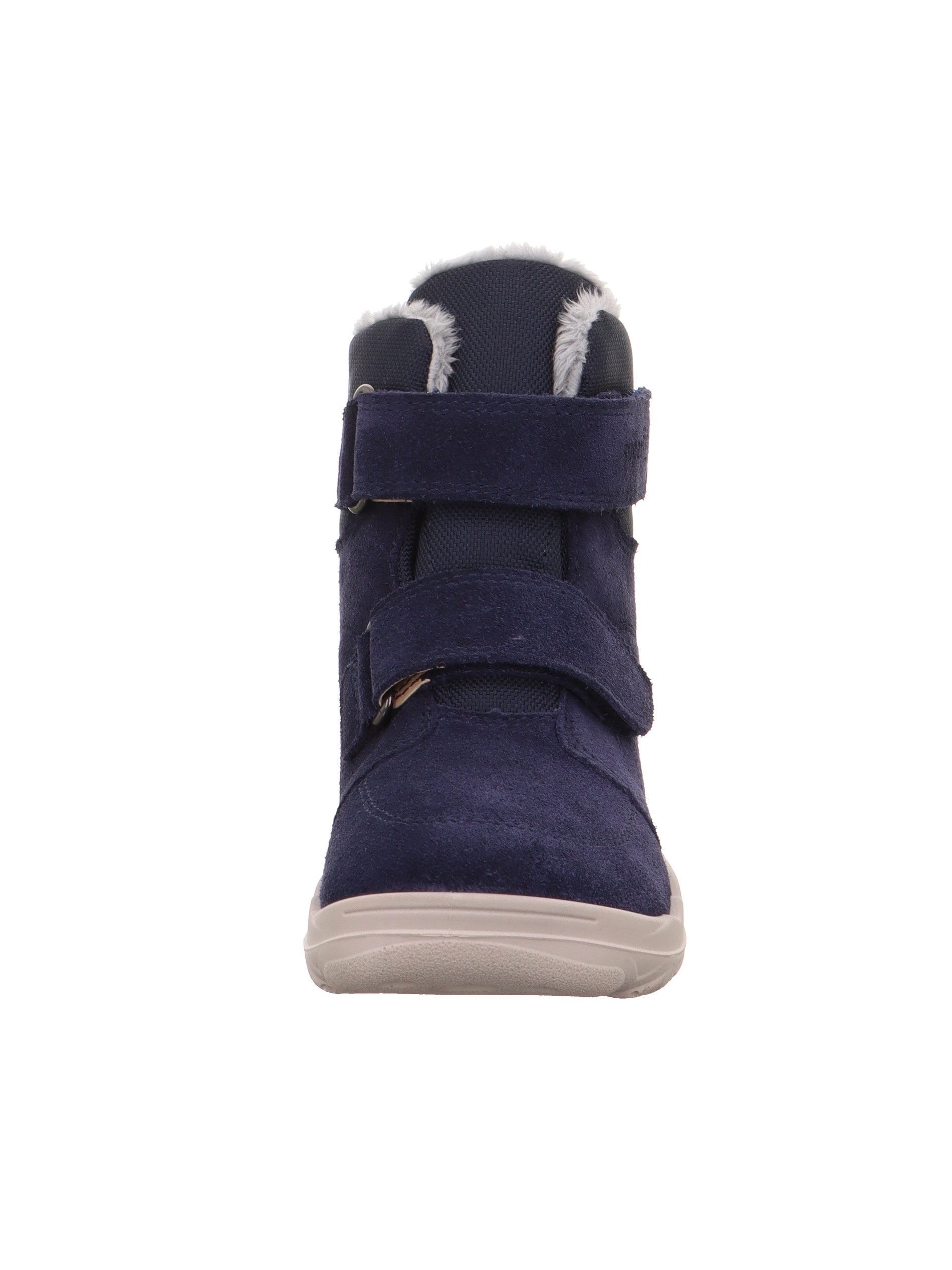 Superfit Barfußschuh »WALDERI, WMS: weit«  Klettboots mit Fellimitat am Schaftrand, Größenschablone zum Download