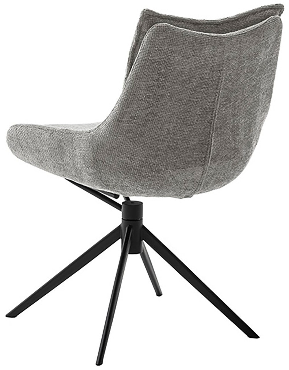 MCA furniture Esszimmerstuhl »PARKER«, Strukturstoff, (2er-Set), drehbar 360°, Dreh- & Schwingfunktion, Belastbarkeit 120 kg