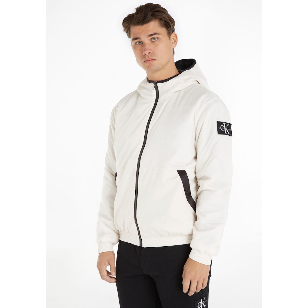 Calvin Klein Jeans Windbreaker »TRIM WINDBREAKER JACKET«, mit Kapuze