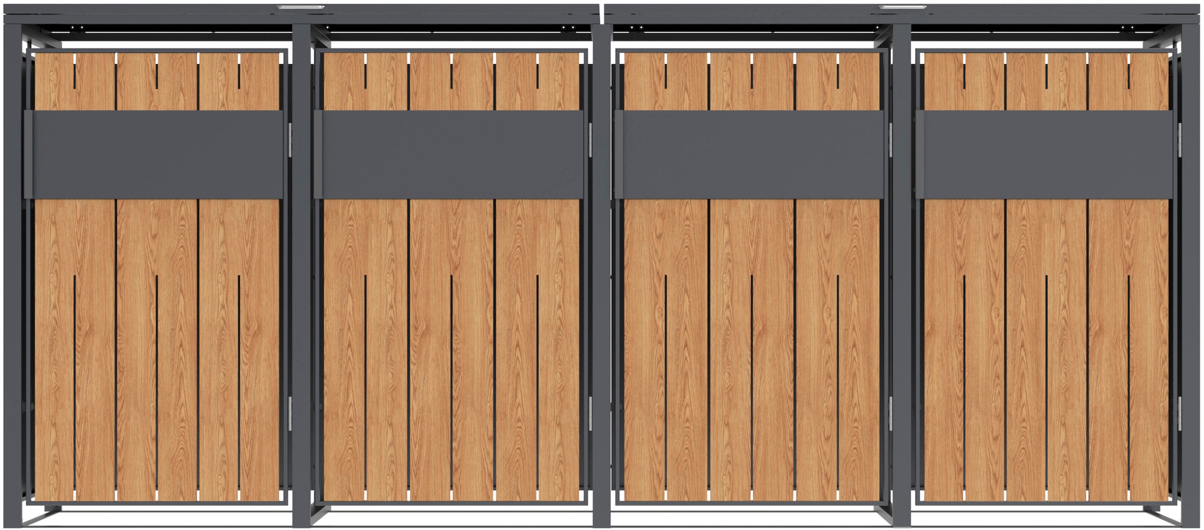 WESTMANN Mülltonnenbox »Varius 4« BxTxH: 265x80x116 cm, für 4x240 L Mülltonnen