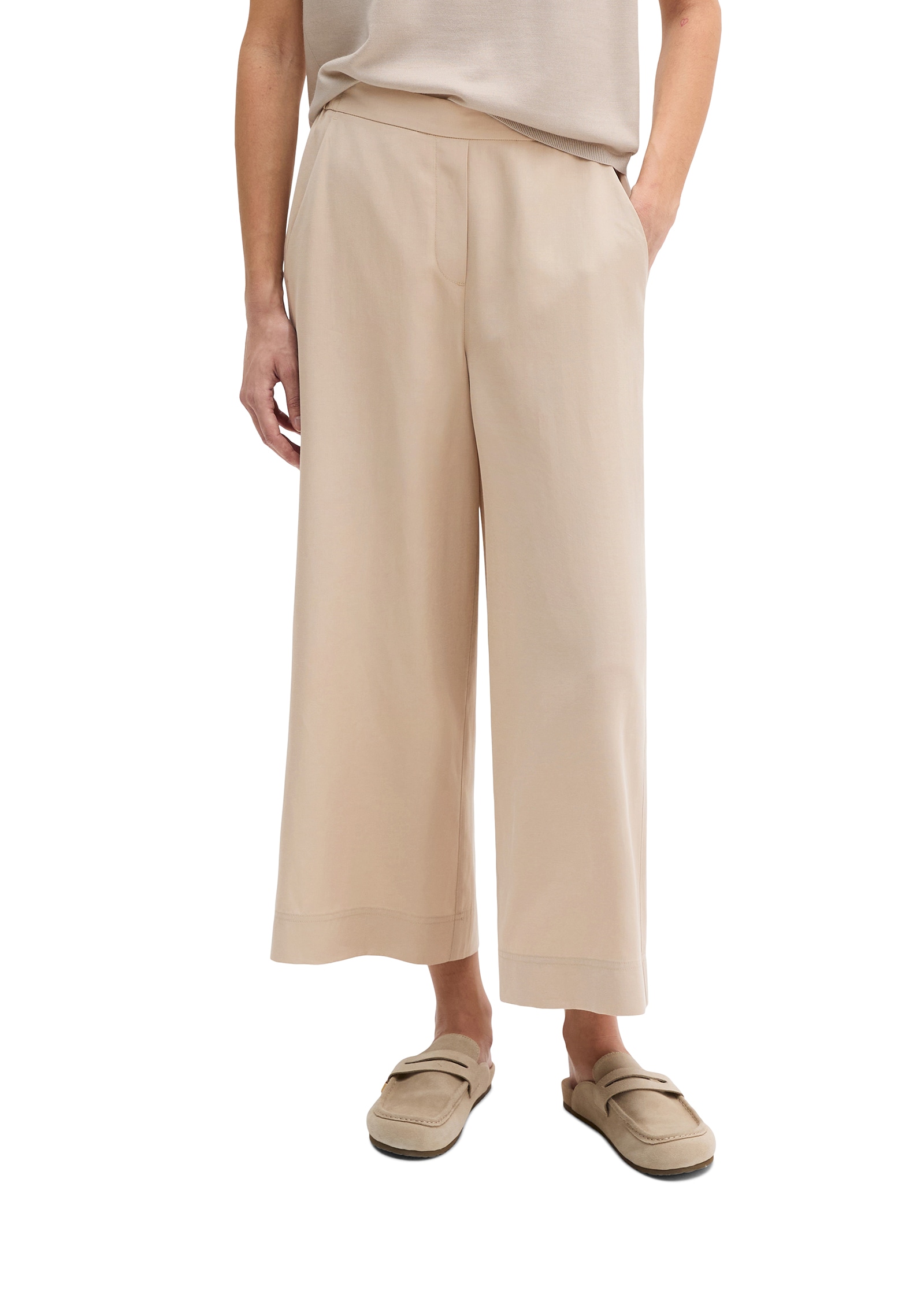 Marc O'Polo Dehnbund-Hose »MARGO Wide«  Model Margo wide aus Lyocell-Leinen-Mix, elastischer Bund