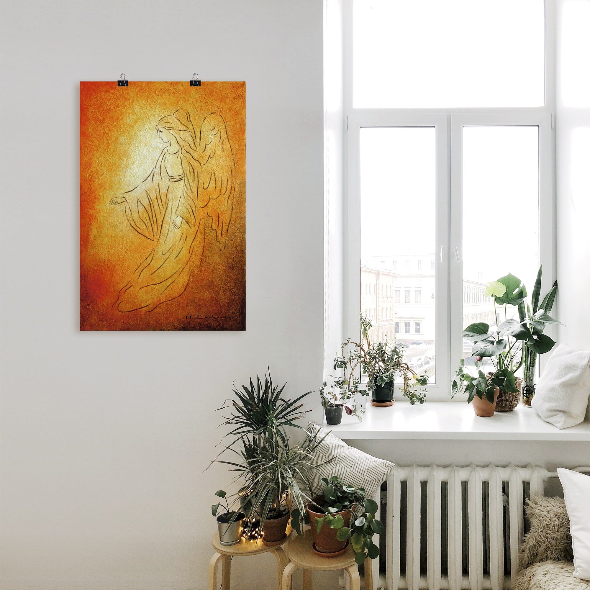 Artland Wandbild »Engel der Heilung - Engelkunst«, Religion, (1 St.), als Alubild, Outdoorbild, Leinwandbild, Poster, Wandaufkleber