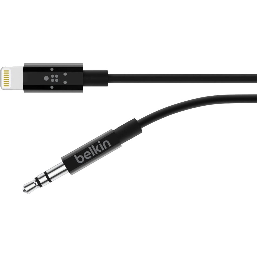 Belkin Audio-Kabel »MixIT Lightning auf 3,5mm AUX Kabel, 0.9 m«, 3,5-mm-Klinke-Lightning, 90 cm