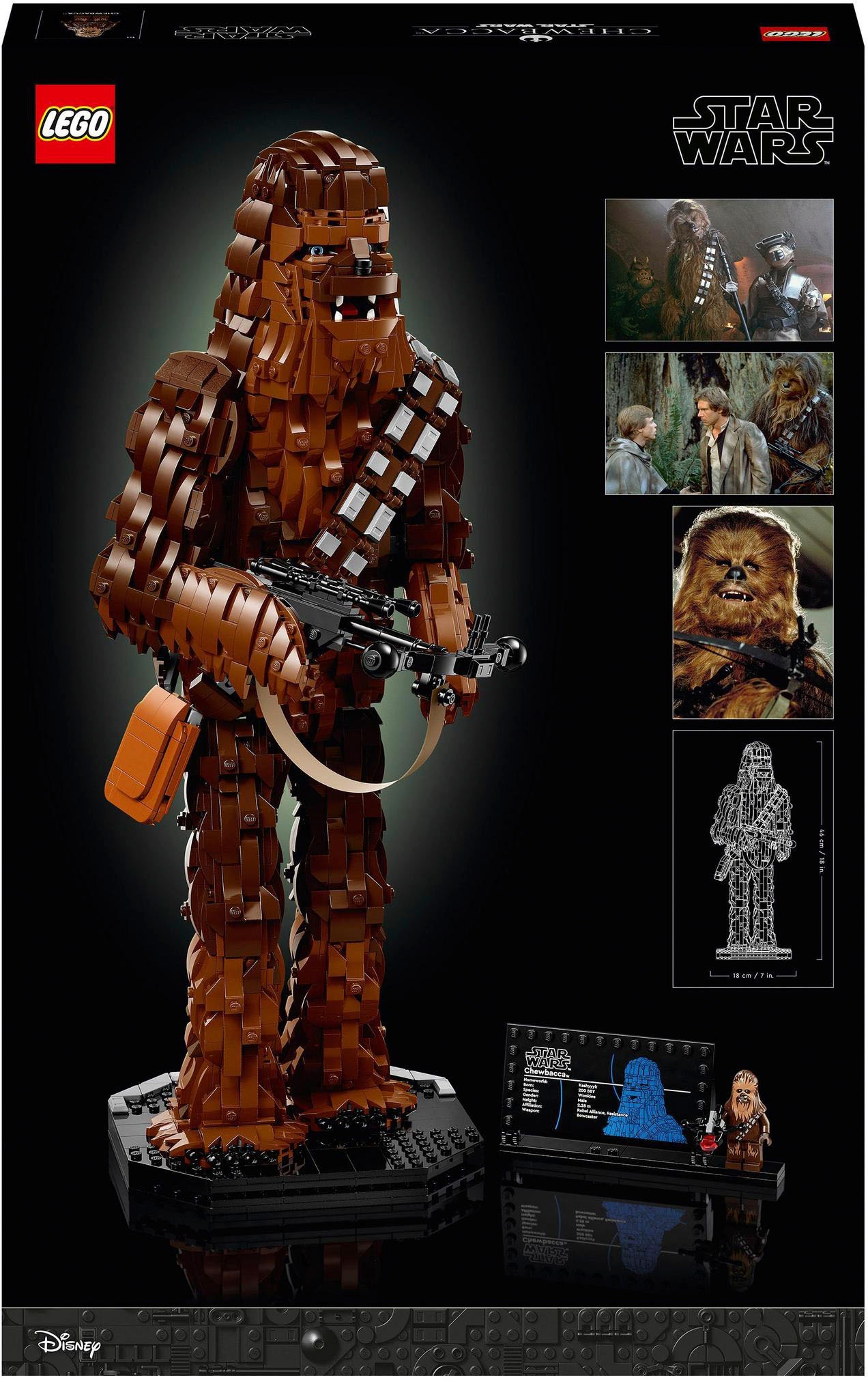 LEGO® Konstruktionsspielsteine »Chewbacca (75371), LEGO® Star Wars™«, (2319 St.), Made in Europe