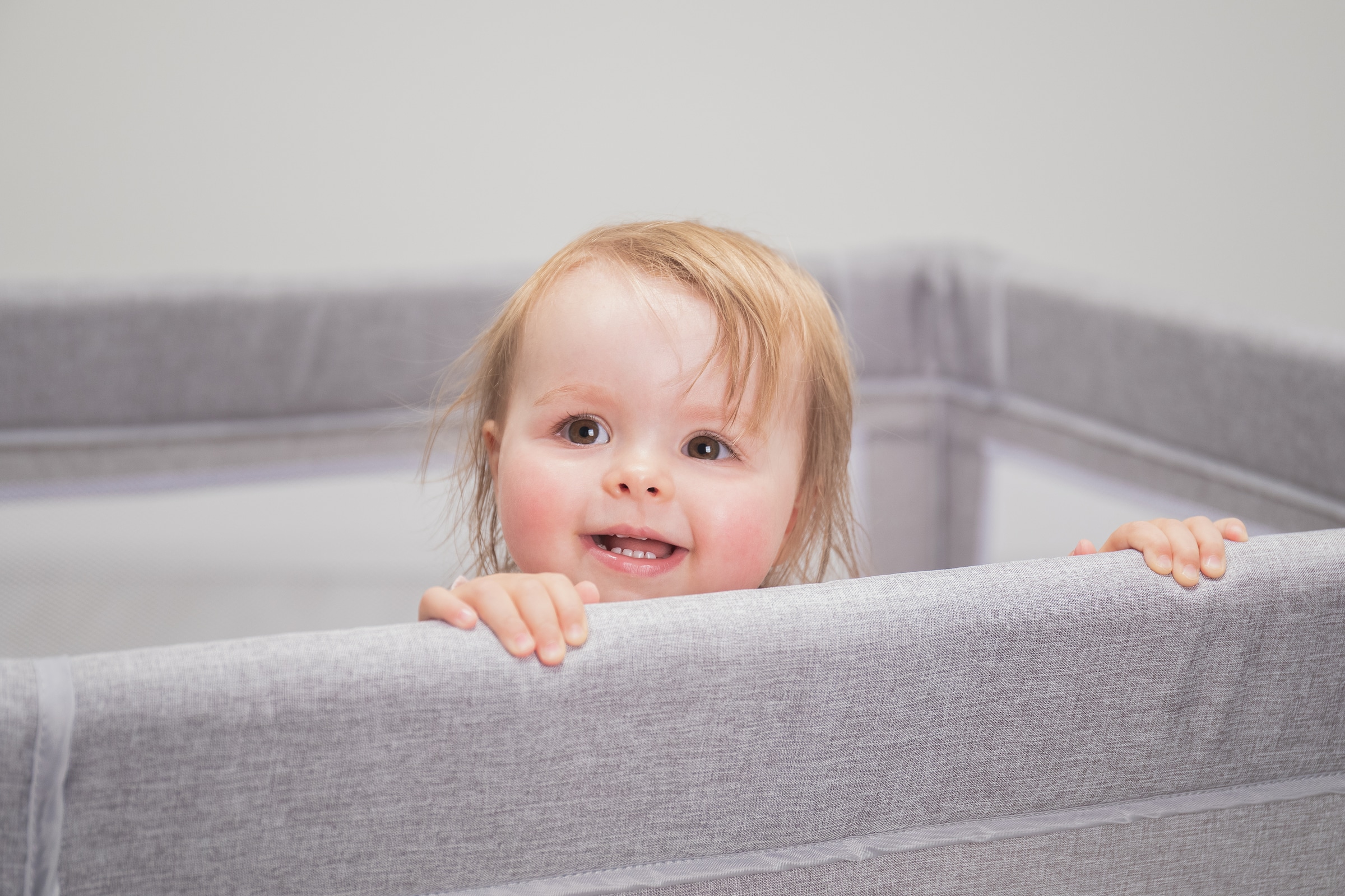 Fillikid Laufgitter »Mia, melange grau« bis 15 kg