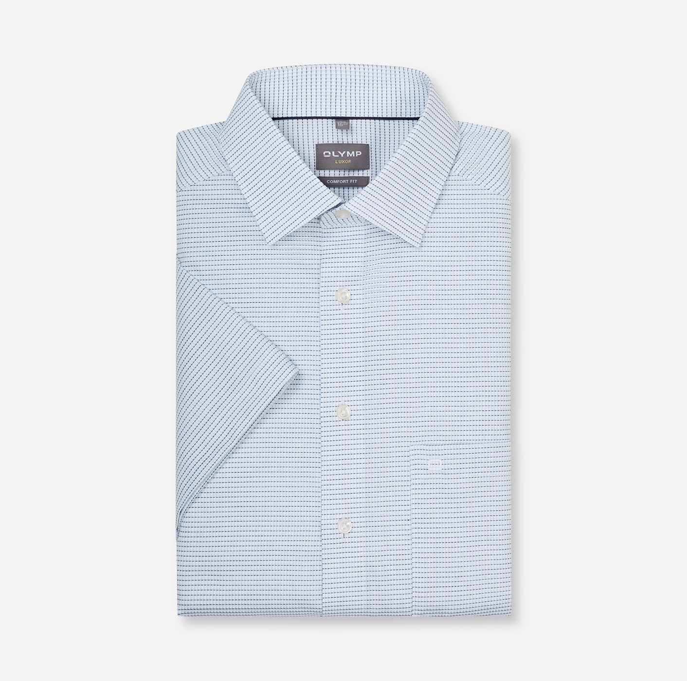 OLYMP Kurzarmhemd »Luxor« Businesshemd, comfort fit, New-Kentkragen