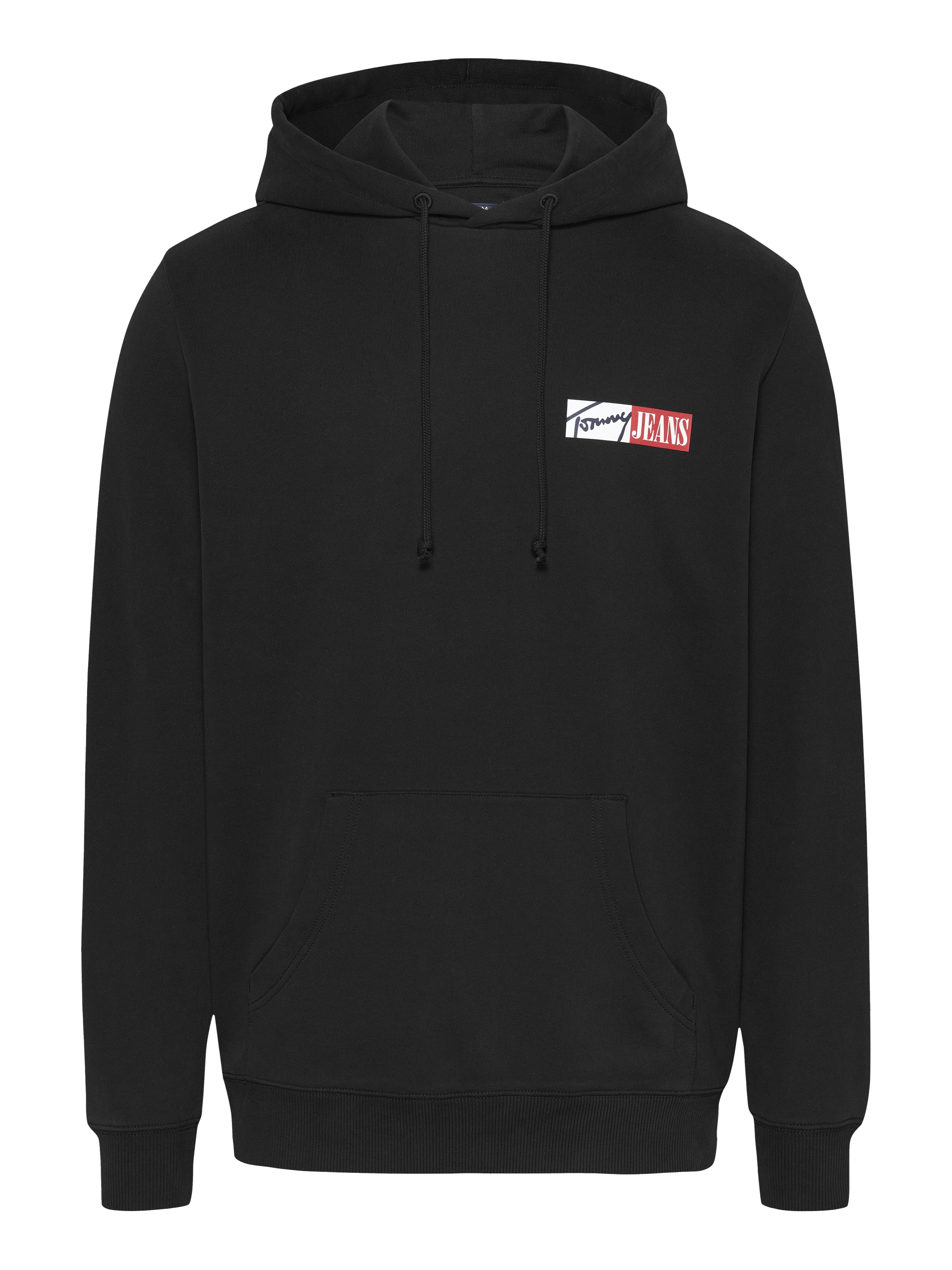 Tommy Jeans Plus Hoodie »TJM REG ENTRY GRAPHIC HOODIE EXT«, in Großen Größen, Logodruck, Kängurutasche
