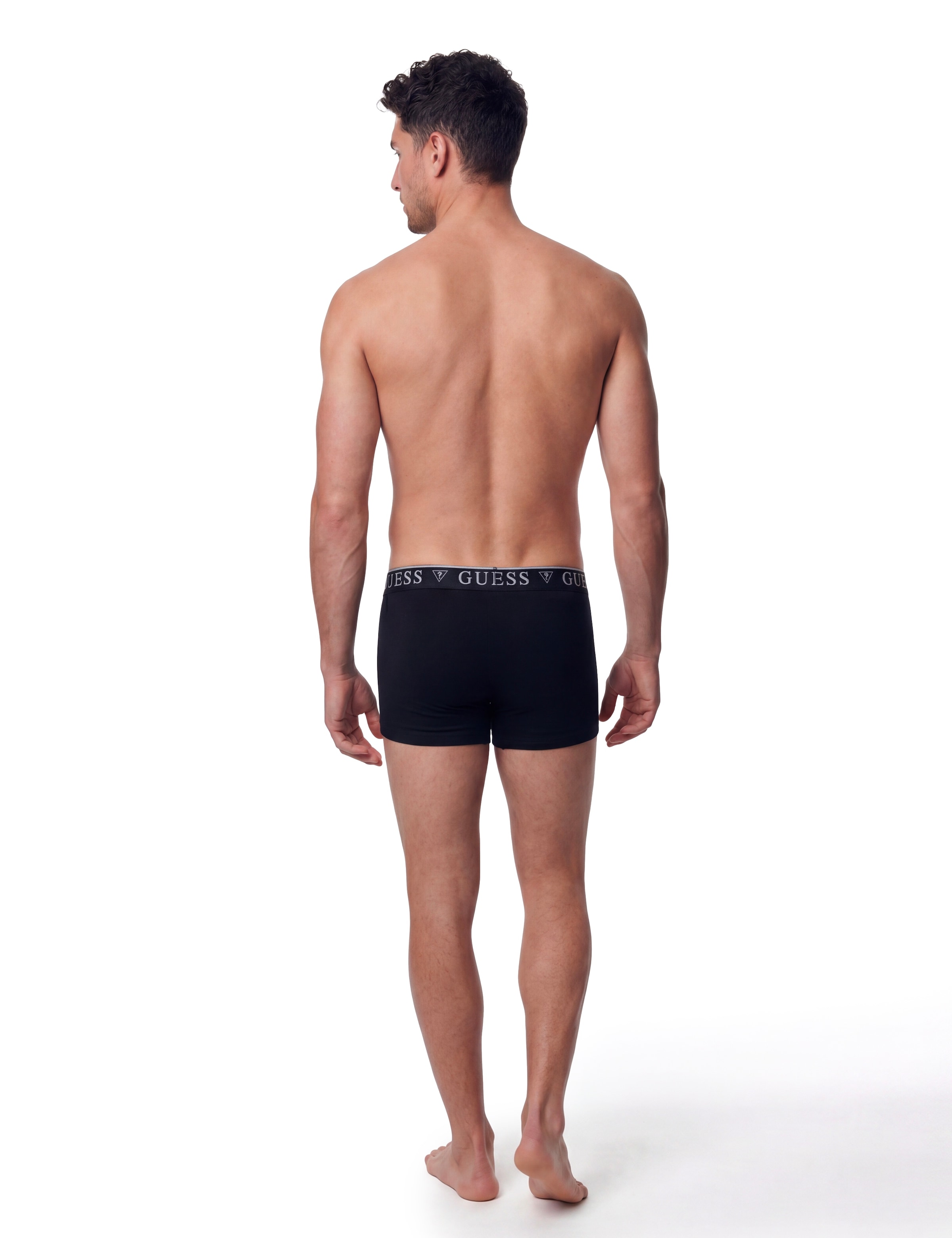 Guess Boxershorts »NJFMB BOXER TRUNK 5 PACK« Packung, 3 Stk. mit Logobund