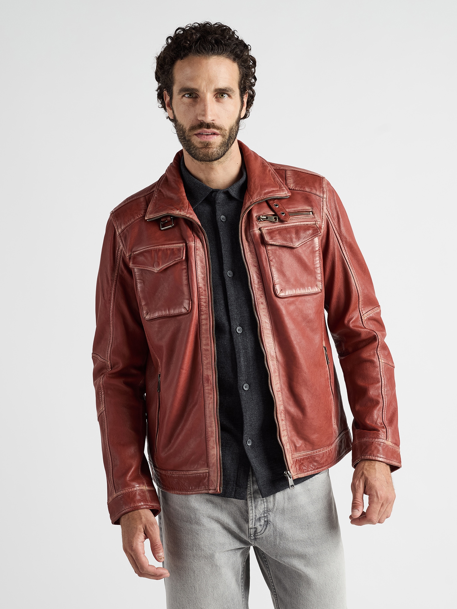 JCC Bikerjacke »Lederjacke 31020345«