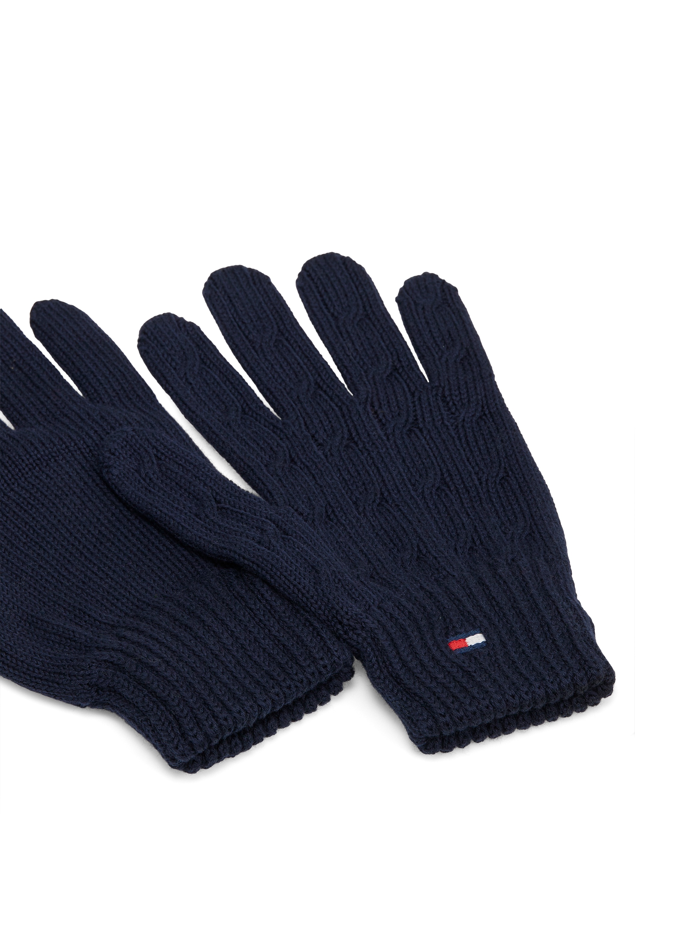 Tommy Hilfiger Strickhandschuhe »ESSENTIAL CABLE GLOVES« mit Zofmuster, für Kids