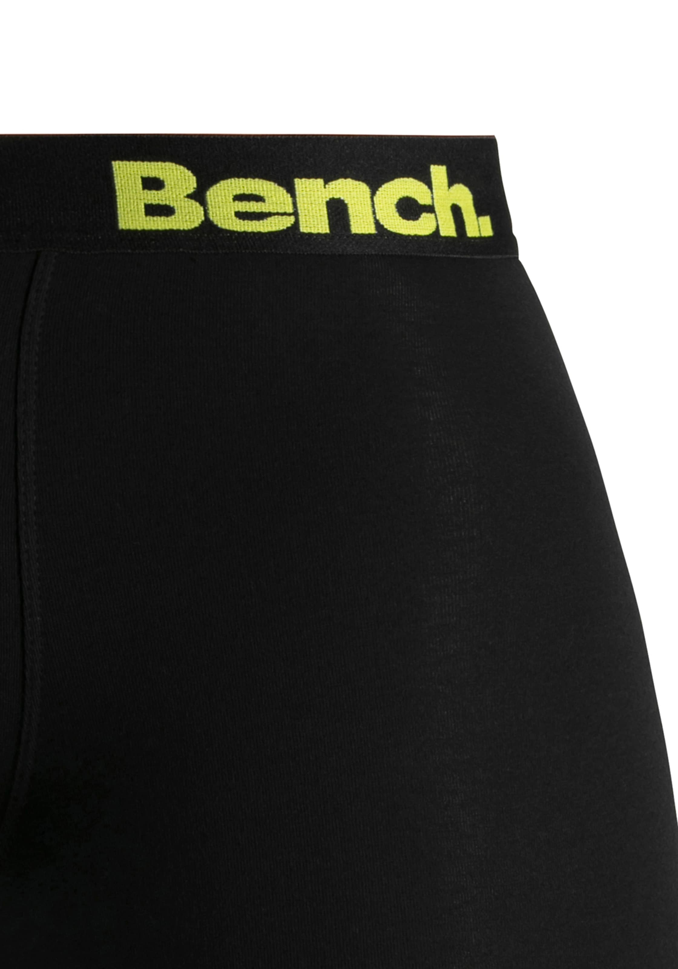 Bench. Langer Boxer »Boxershorts für Herren«, (Packung, 4 St.), Unterhosen mit Logoschriftzug im Bund