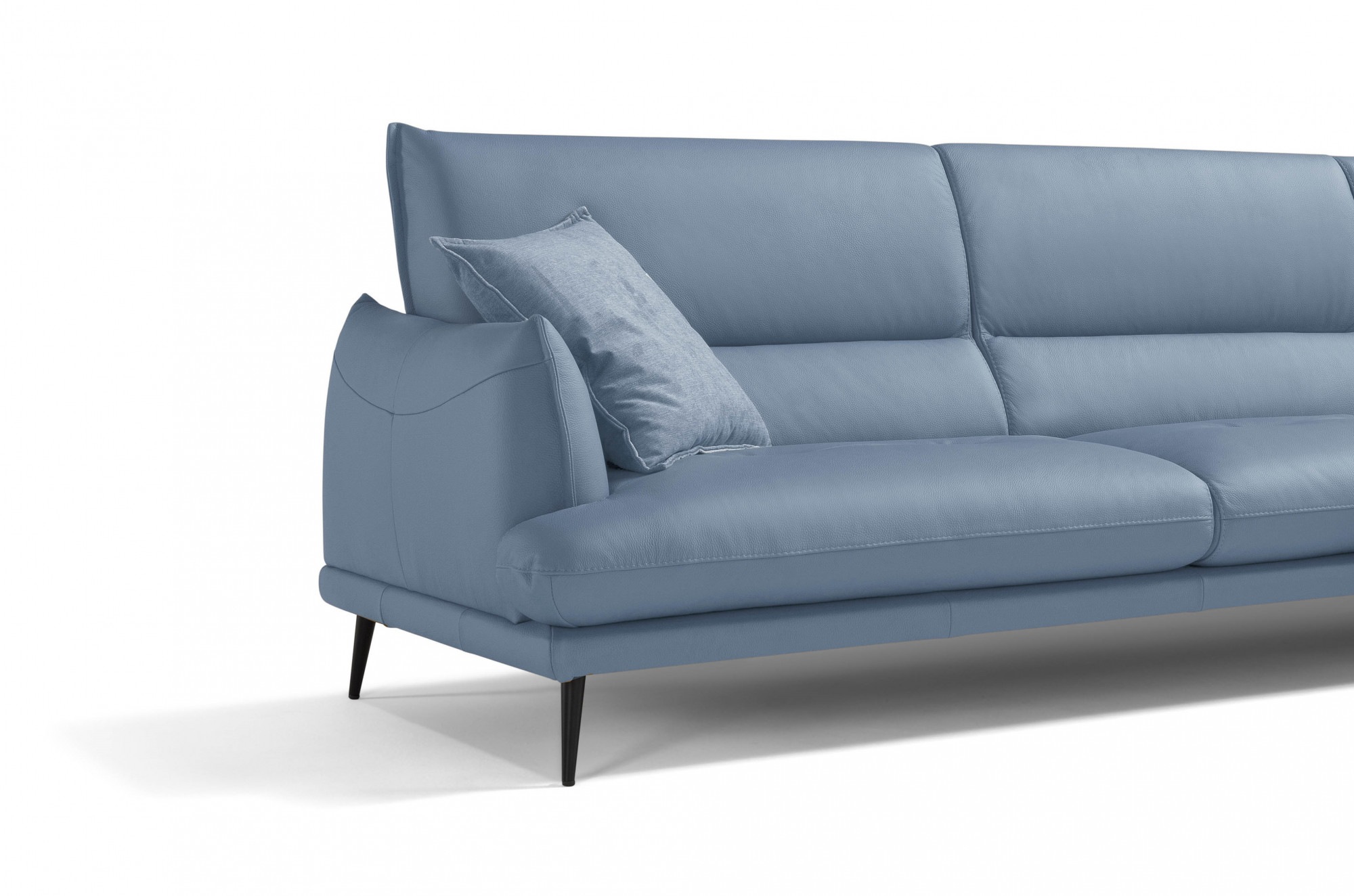 Egoitaliano Ecksofa »FUNNY, hochwertiges & aktuelles Design, bequeme Rückenlehne, L-Form« hochwertiger Sitzkomfort, L-Form