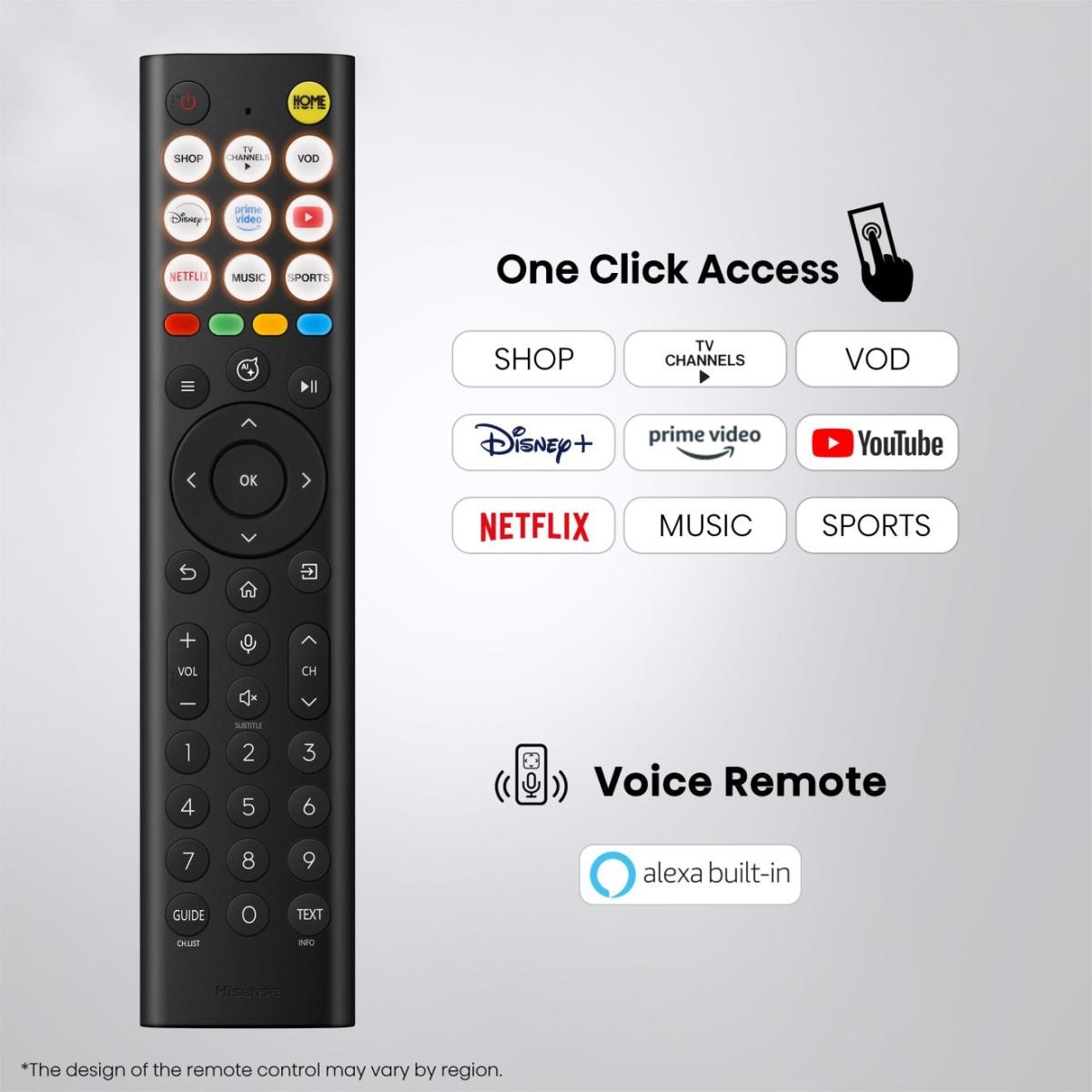 Hisense Mini-LED-Fernseher »85E8S« 215 cm/85 ″ Smart-TV