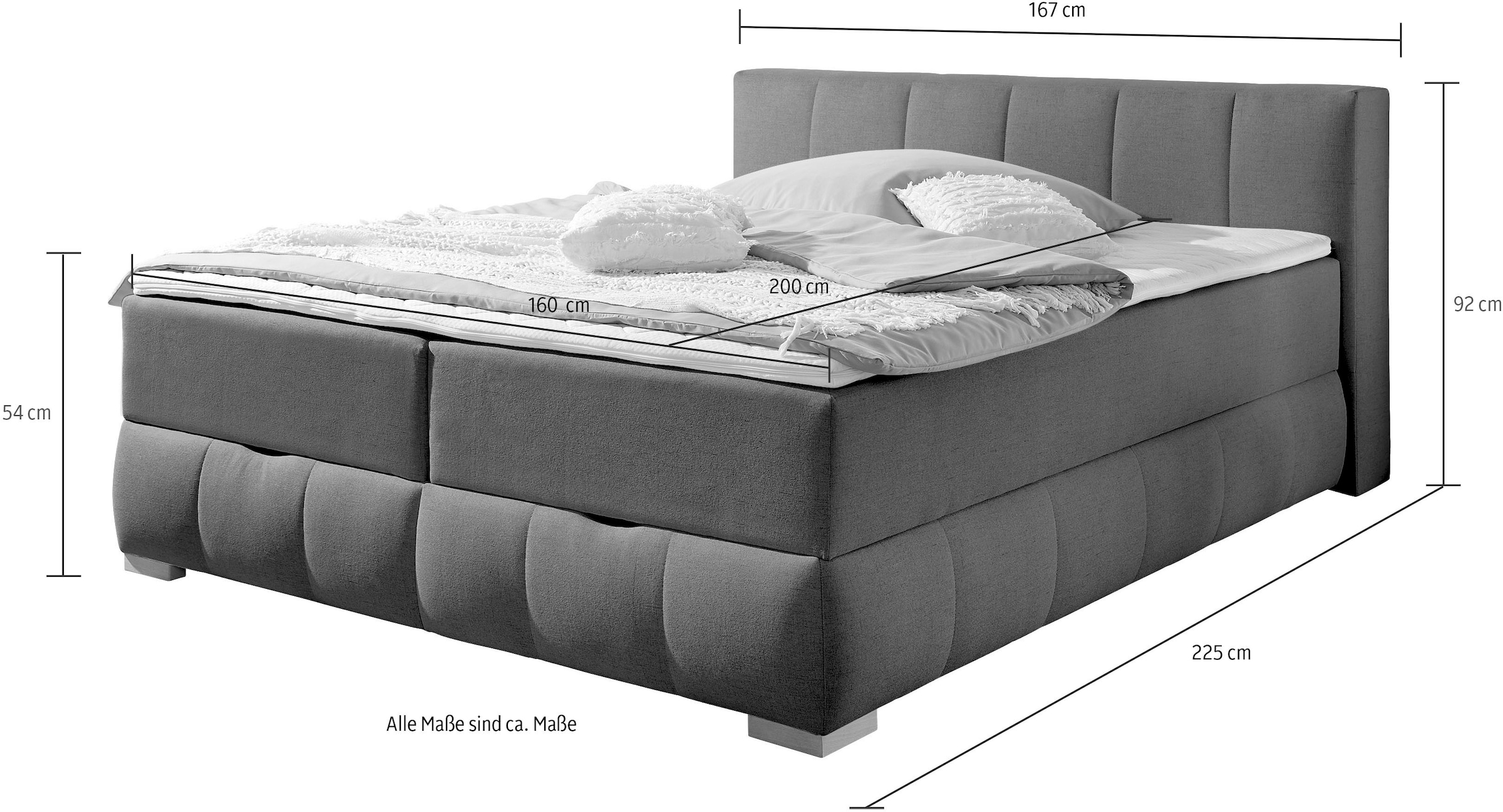 Guido Maria Kretschmer Home&Living Boxbett mit Bettkasten
