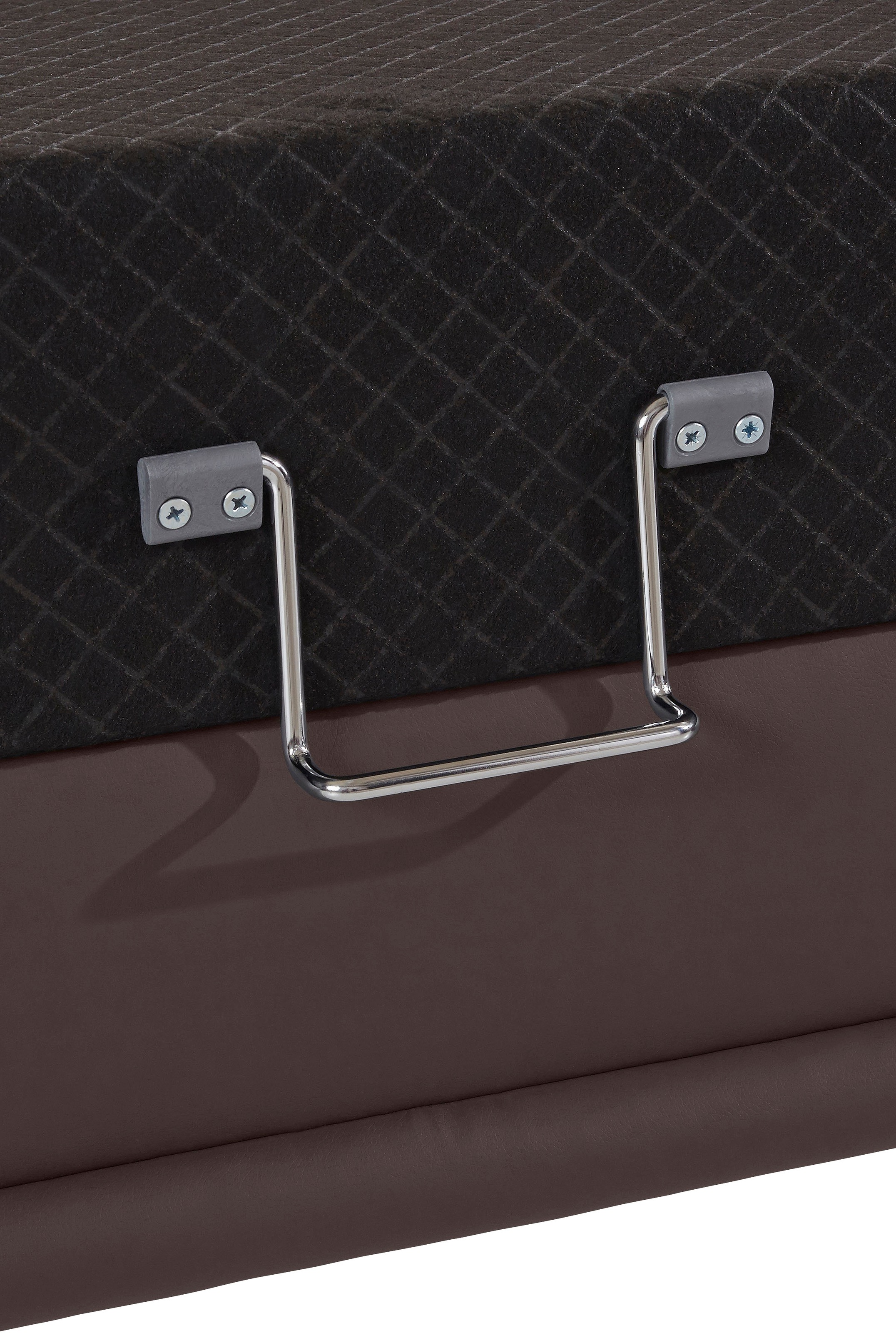 TRENDMANUFAKTUR Ecksofa »Rondo 3, zeitlos und bequem, Materialmix, breite Armlehnen, L-Form«, wahlweise mit Federkern für mehr Komfort, wahlweise mit Bettfunktion