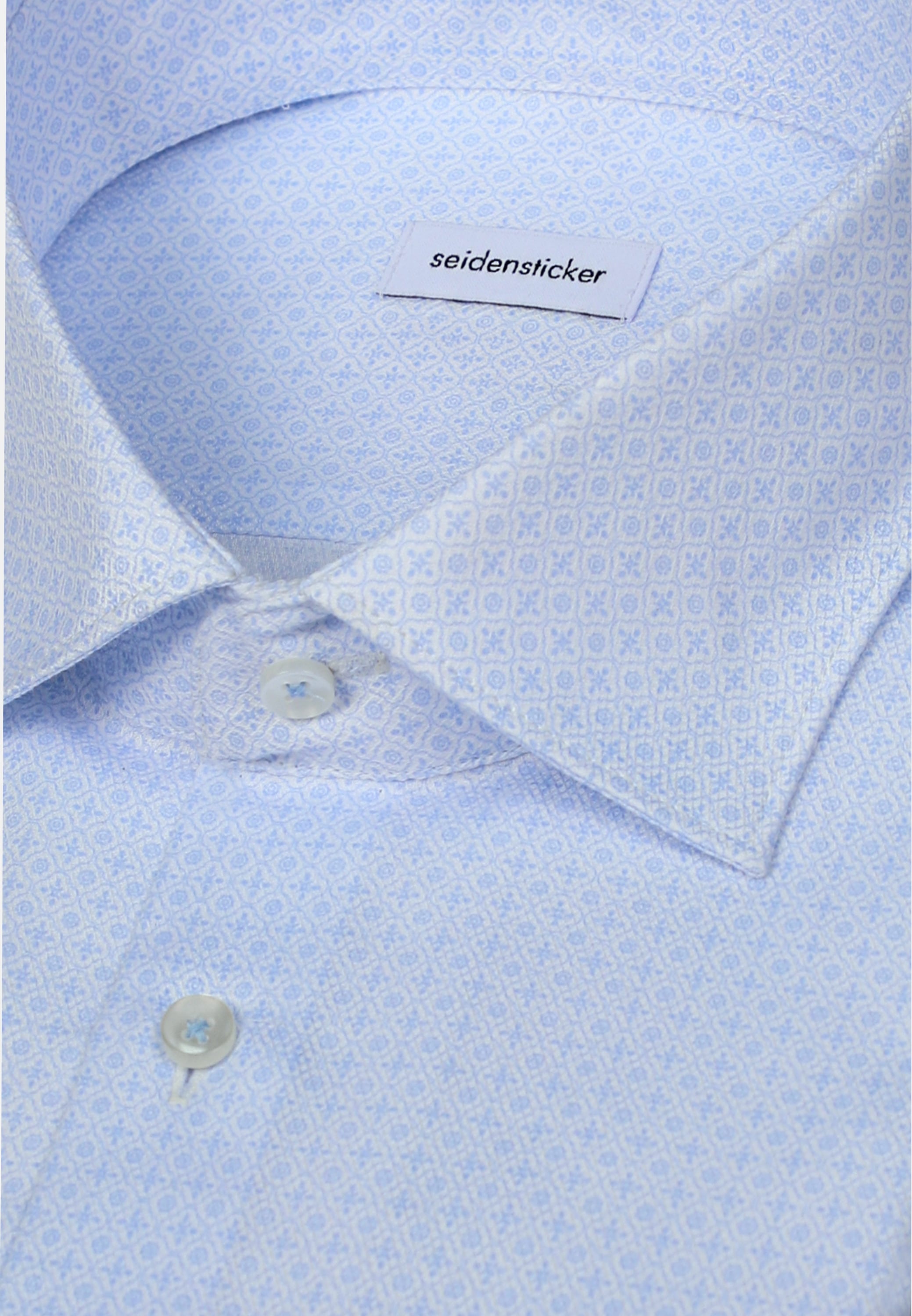 seidensticker Businesshemd »Schwarze Rose« Slim 1/1 Kentkragen Druck