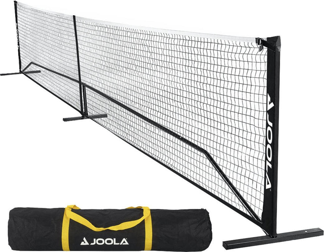 Joola Pickleballnetz »Elemental Pickleball Net« mit Stahlrahmen in schwarz-weiß, Größe B/H/L: 54,5 cm x 94,5 cm x 670 cm