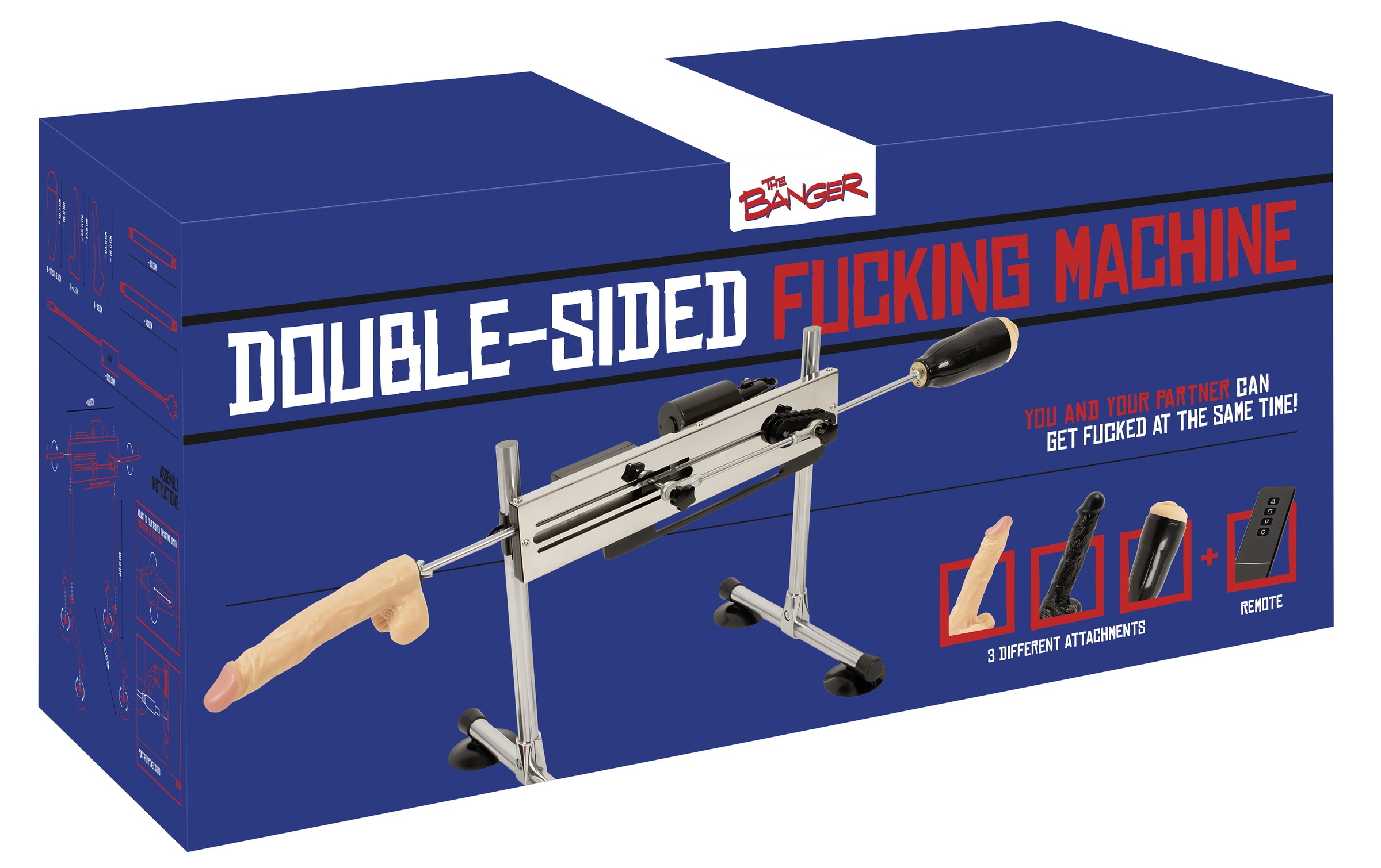 The Banger Erotik-Toy-Set »Sex Maschine Double-sided Fucking Machine« ()