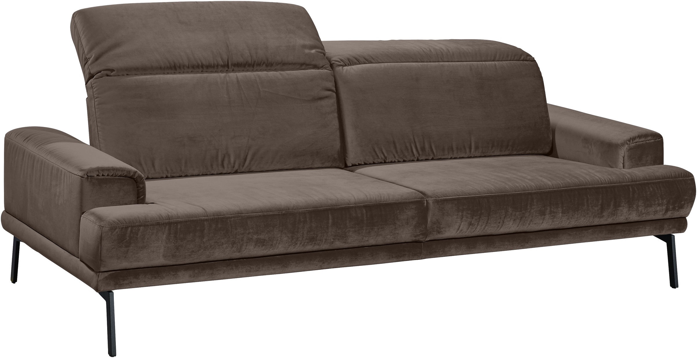 Musterring 3-Sitzer »MR 4580«, inkl. Kopf- und Sitztiefenverstellung, Fuß schwarz, B228 x T103 cm