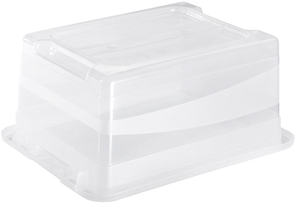 keeeper Aufbewahrungsbox »Cornelia, 6er Set, 12 L, 39,5 x 29,5 x 17,5 cm« durch Clips verschließbar, Griffe am Boden