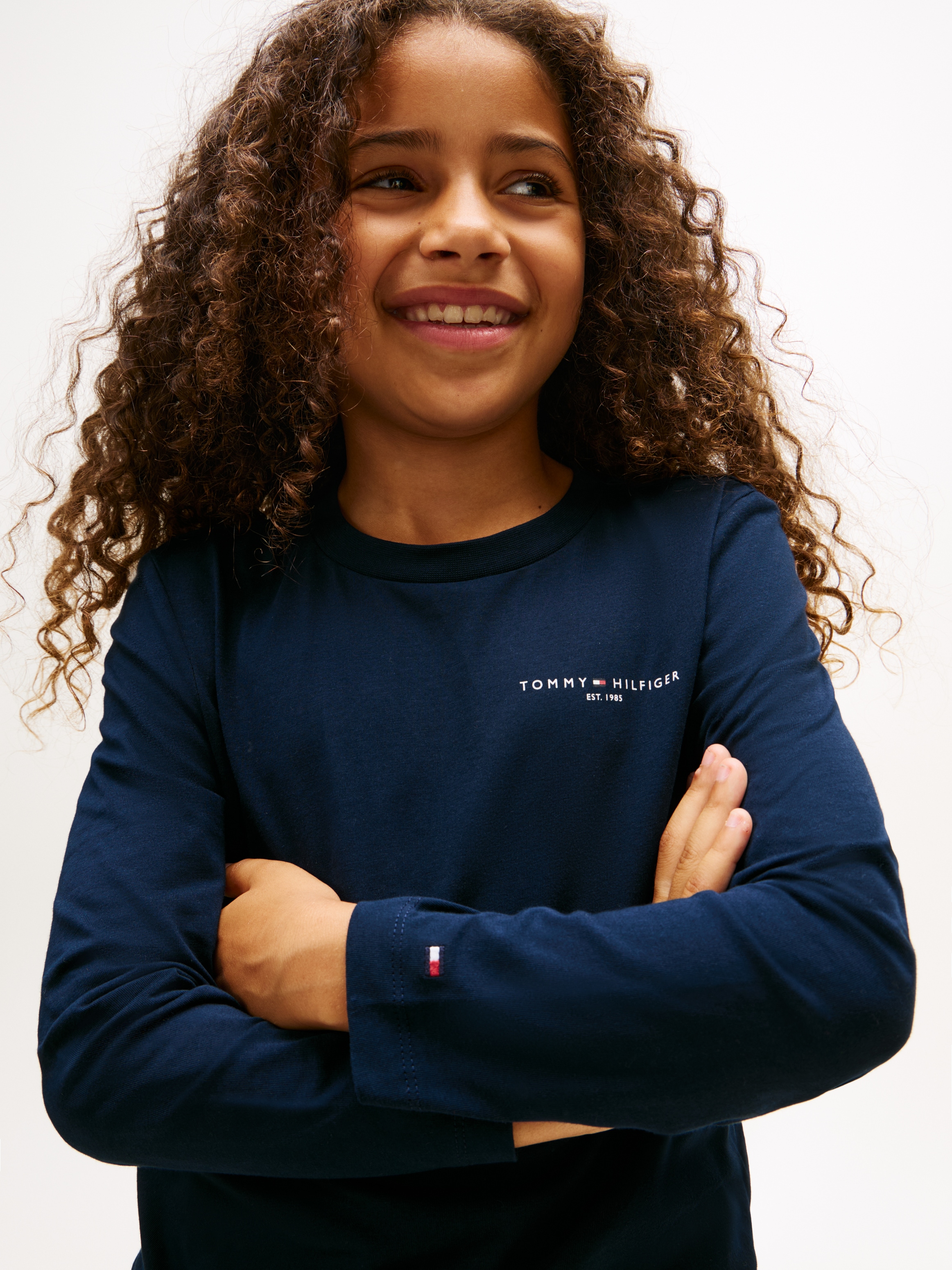 Tommy Hilfiger Langarmshirt »MINI CORP T-SHIRT LS«, Kinder bis 16 Jahre