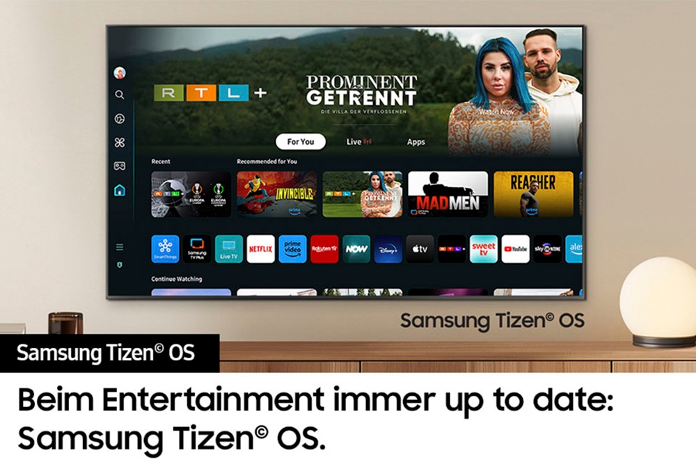 Samsung LED-Fernseher »GU85DU8079U«, 4K Ultra HD, Smart-TV, Crystal UHD, Q-Symphony, Dolby Surround Sound, Triple Tuner, Smart-Hub