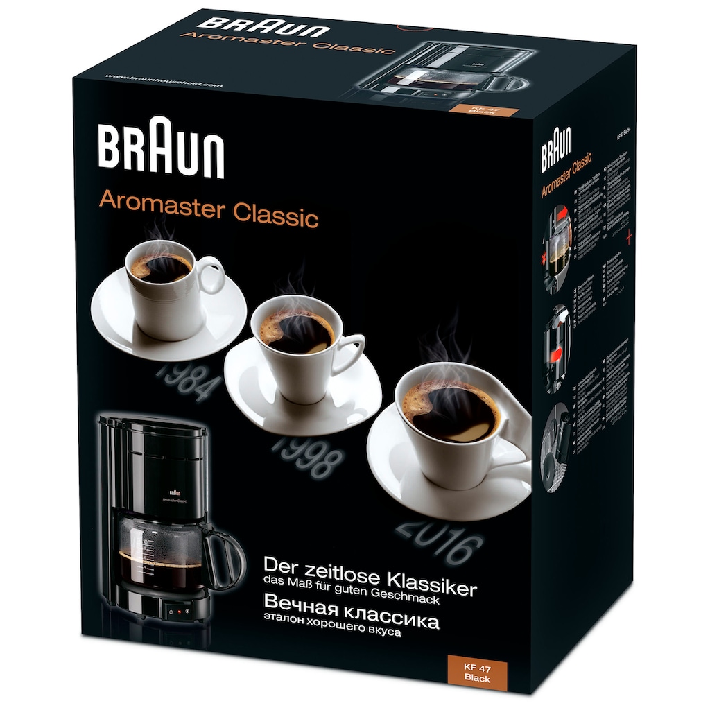 Braun Filterkaffeemaschine »Aromaster Classic KF 47/1«, 1x4