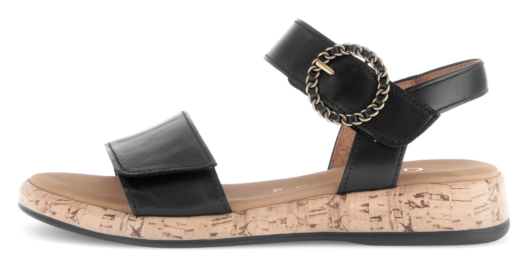 Gabor Keilsandalette »RHODOS«, Riemchensandale, Komfortschuh, Sommerschuh mit hübscher Zierschnalle