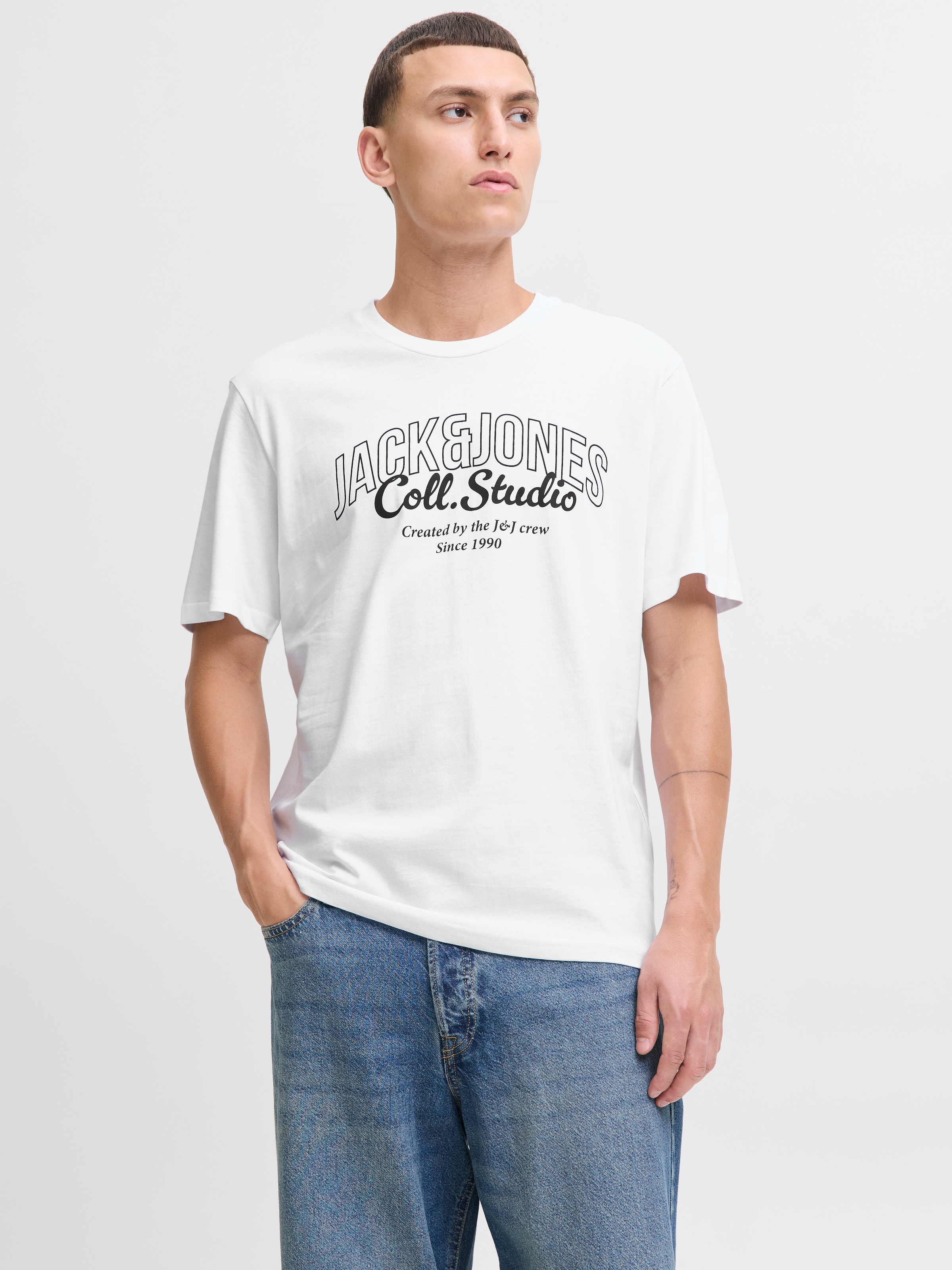 Jack & Jones Kurzarmshirt »JJMAKOTO TEE SS CREW NECK 3PK MP«, (Packung, 3 tlg.)