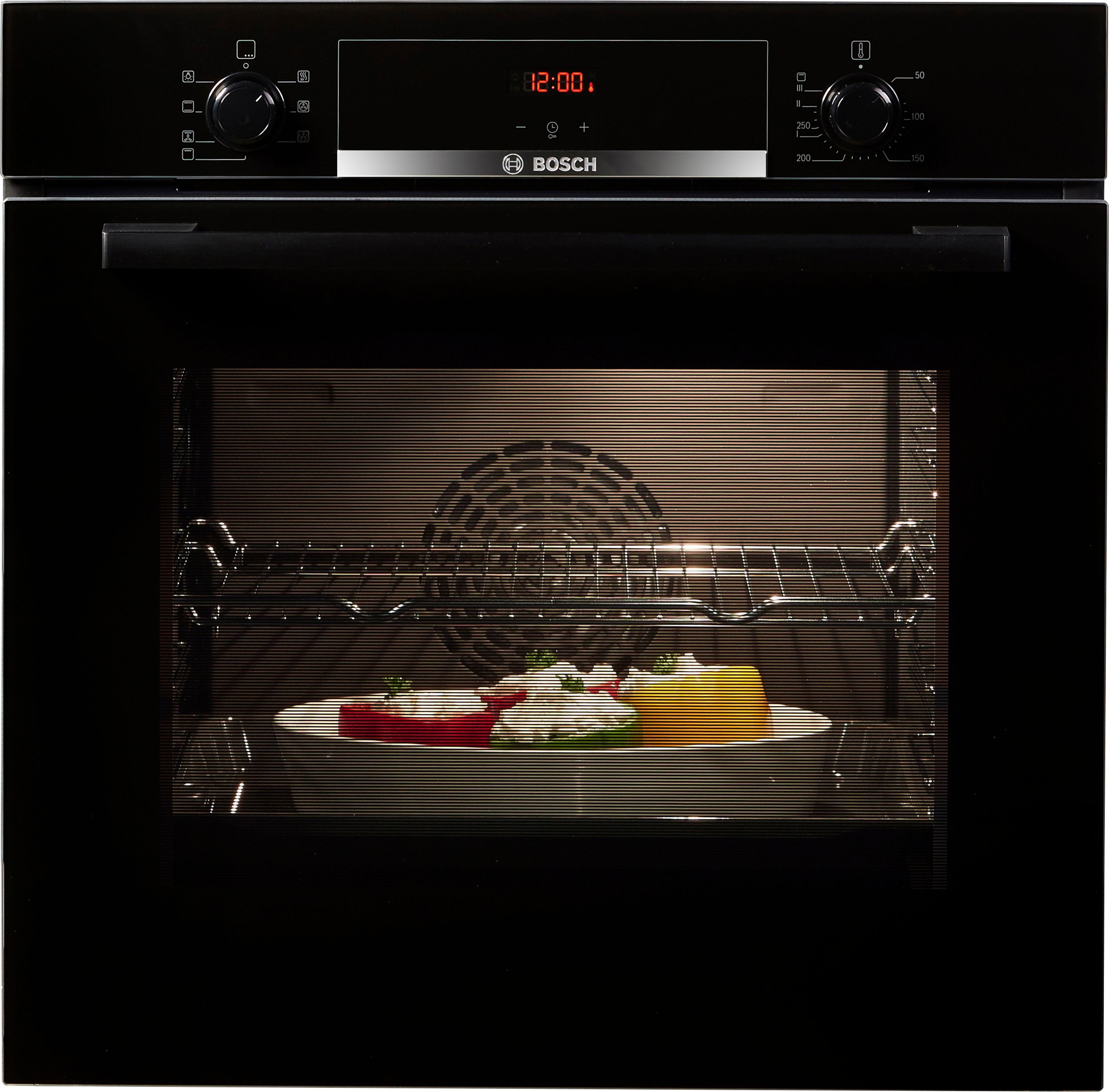 BOSCH Einbaubackofen 4 »HBA533BB1«, mit Teleskopauszug nachrüstbar, ecoClean Direct