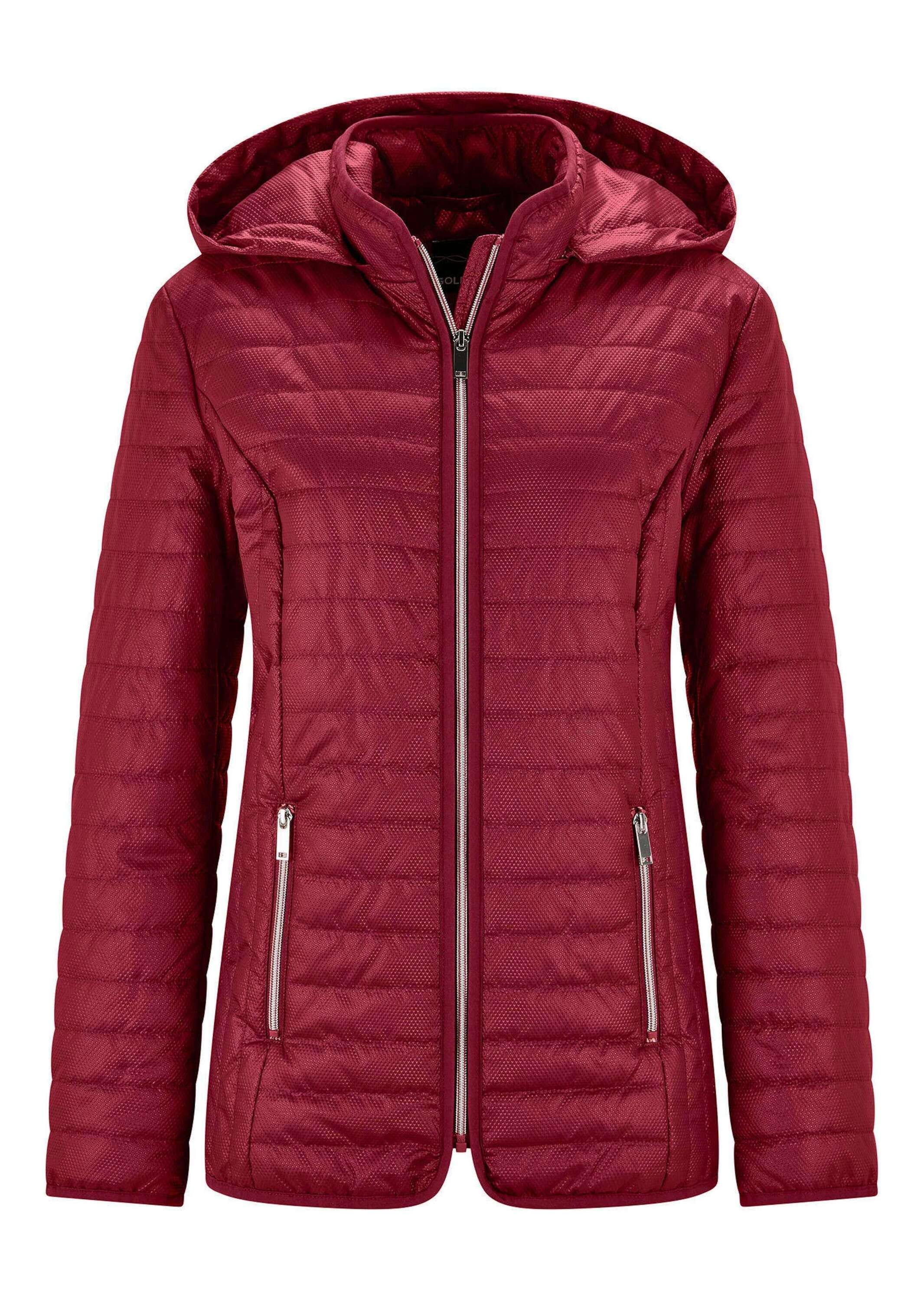 GOLDNER Steppjacke »Kurzgröße Kapuzenjacke mit Stehkragen« Sportive Steppjacke mit leichter Wattierung