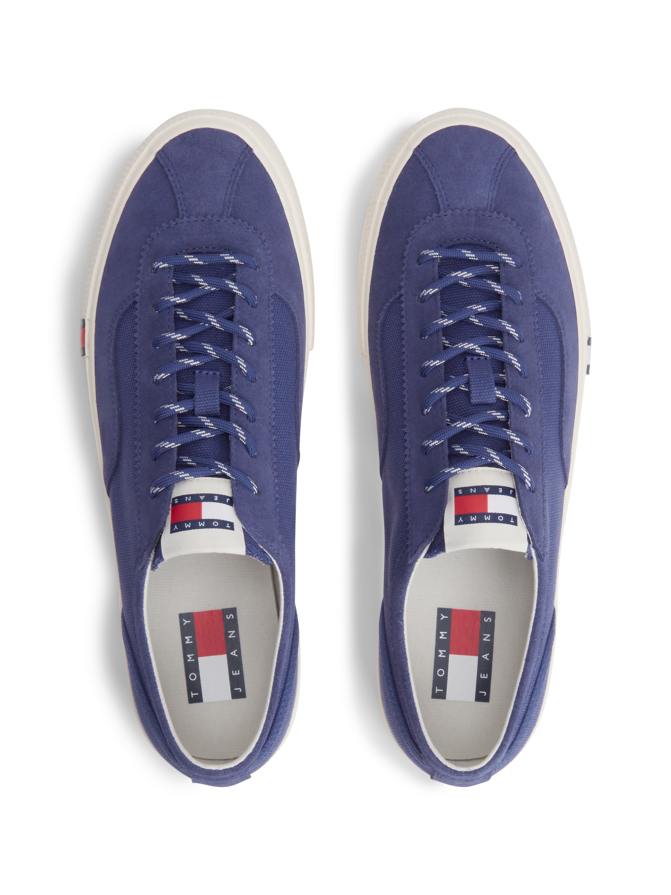 Tommy Jeans Sneaker »ARCHIVE VULC Y2K CANVAS MIX«  Freizeitschuh, Halbschuh, Schnürschuh mit Logoflagge in der Sohle