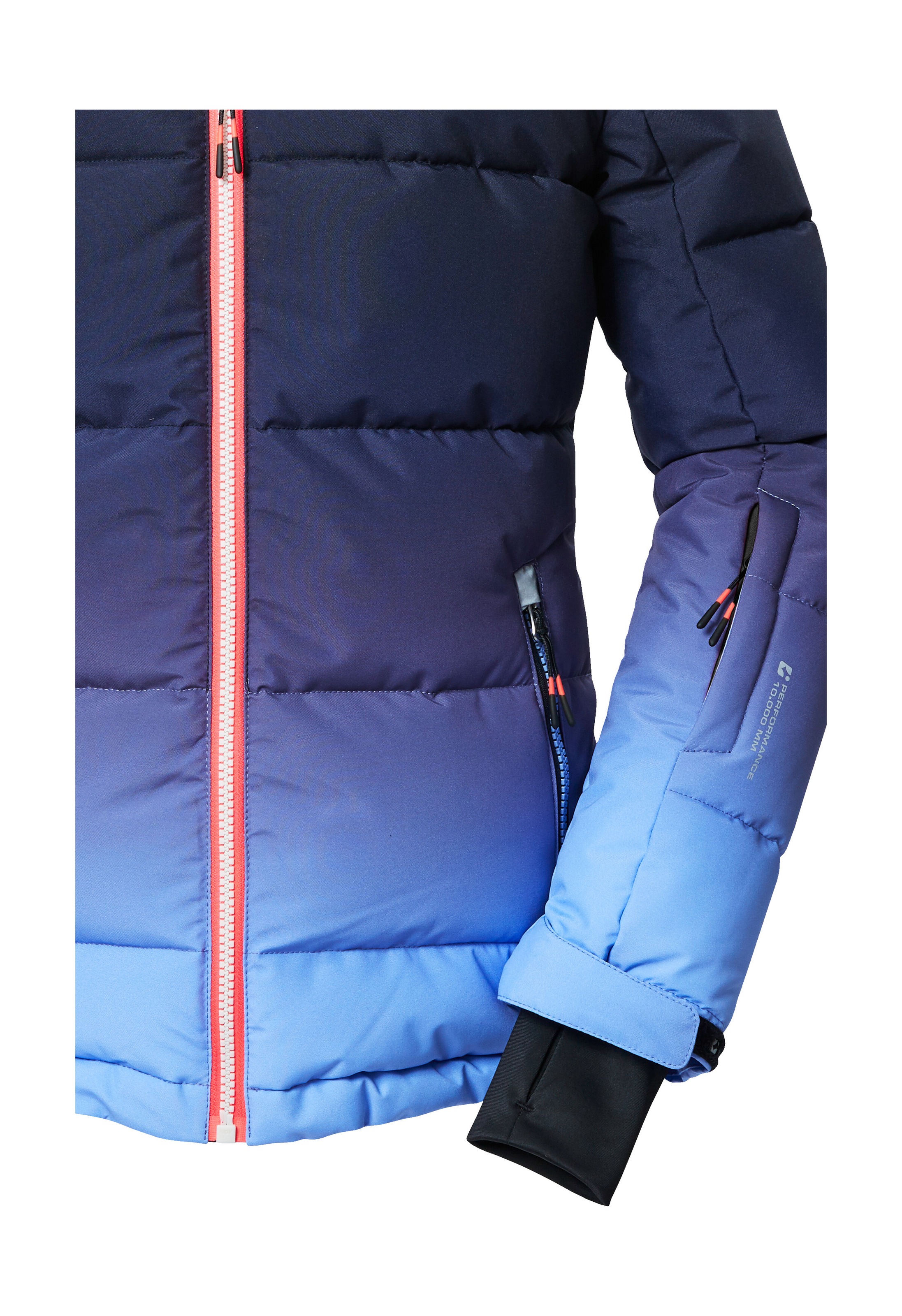 Killtec Skijacke »KSW 330 GRLS SKI QLTD JCKT«, Wasserabweisende Winterjacke, atmungsaktiv, verstellbare Kapuze