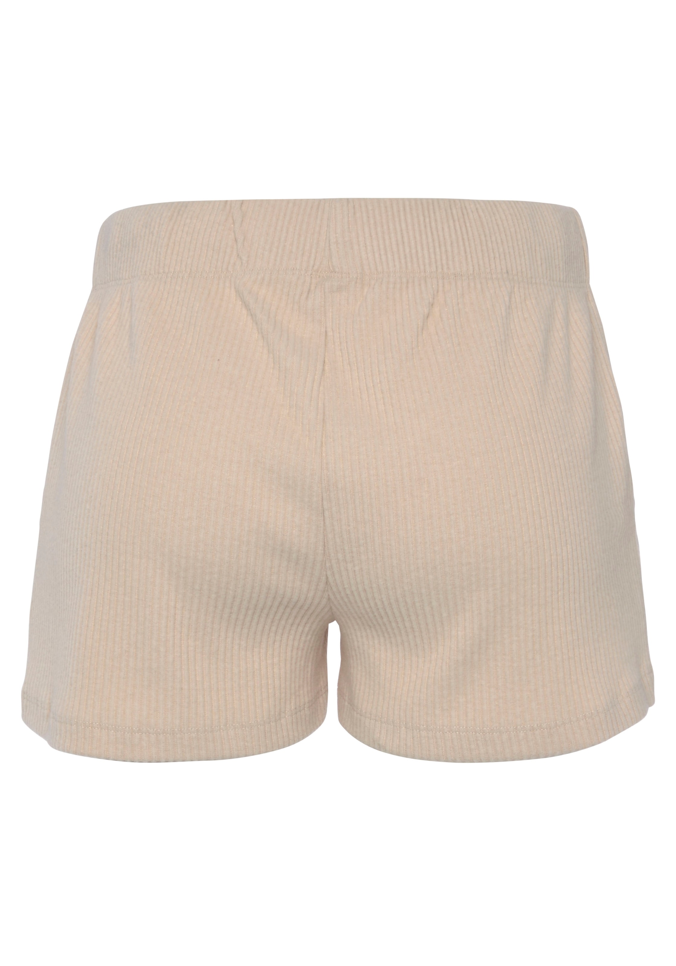 s.Oliver Sweatshorts, Kurze Hose aus Ripp-Qualität mit seitlichen Taschen, Loungewear