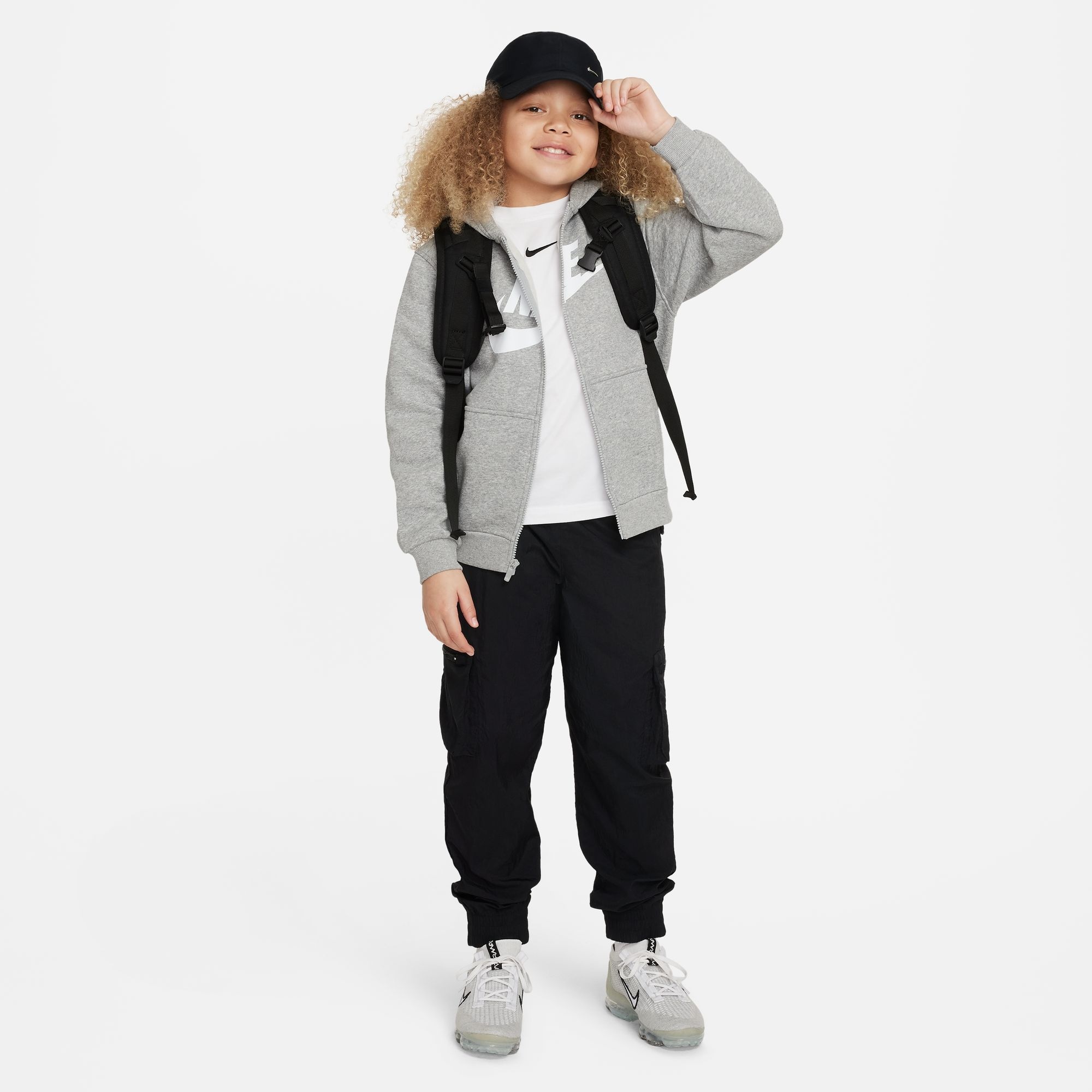 Nike Sportswear Kapuzensweatjacke »CLUB FLEECE BIG KIDS' FULL-ZIP HOODIE«