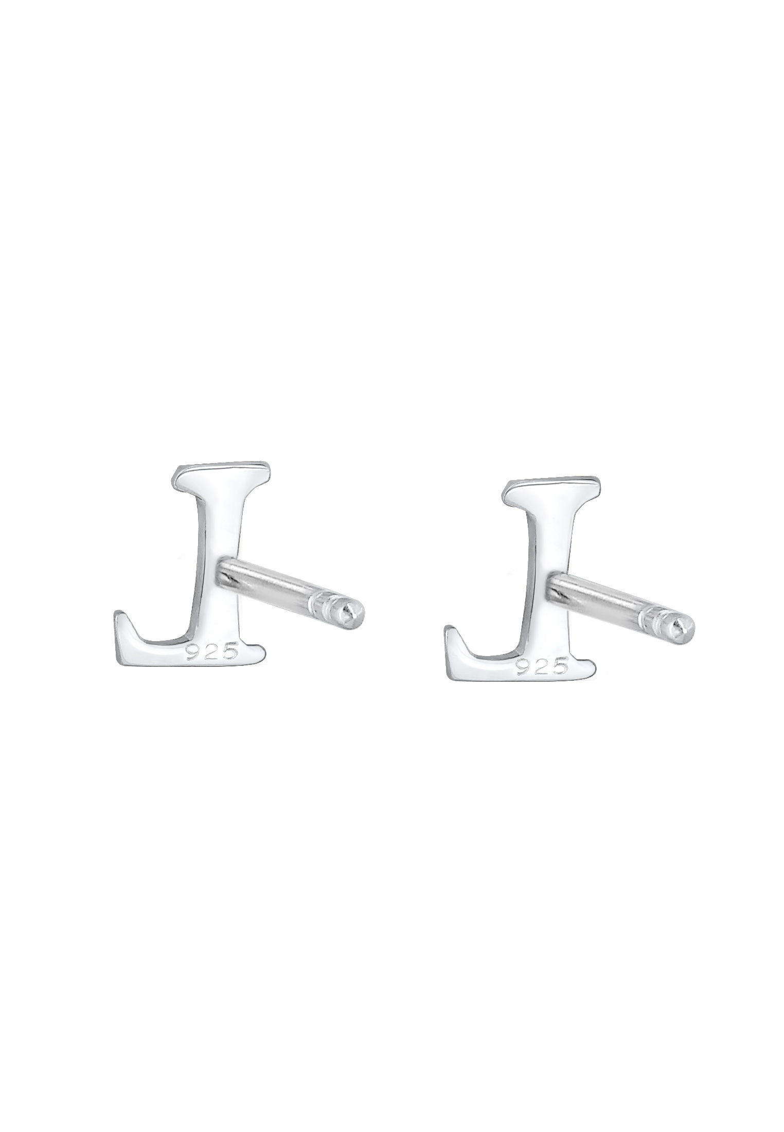 Elli Paar Ohrstecker »Ohrringe Ohrstecker Buchstabe L Initialen 925 Sterling Silber«