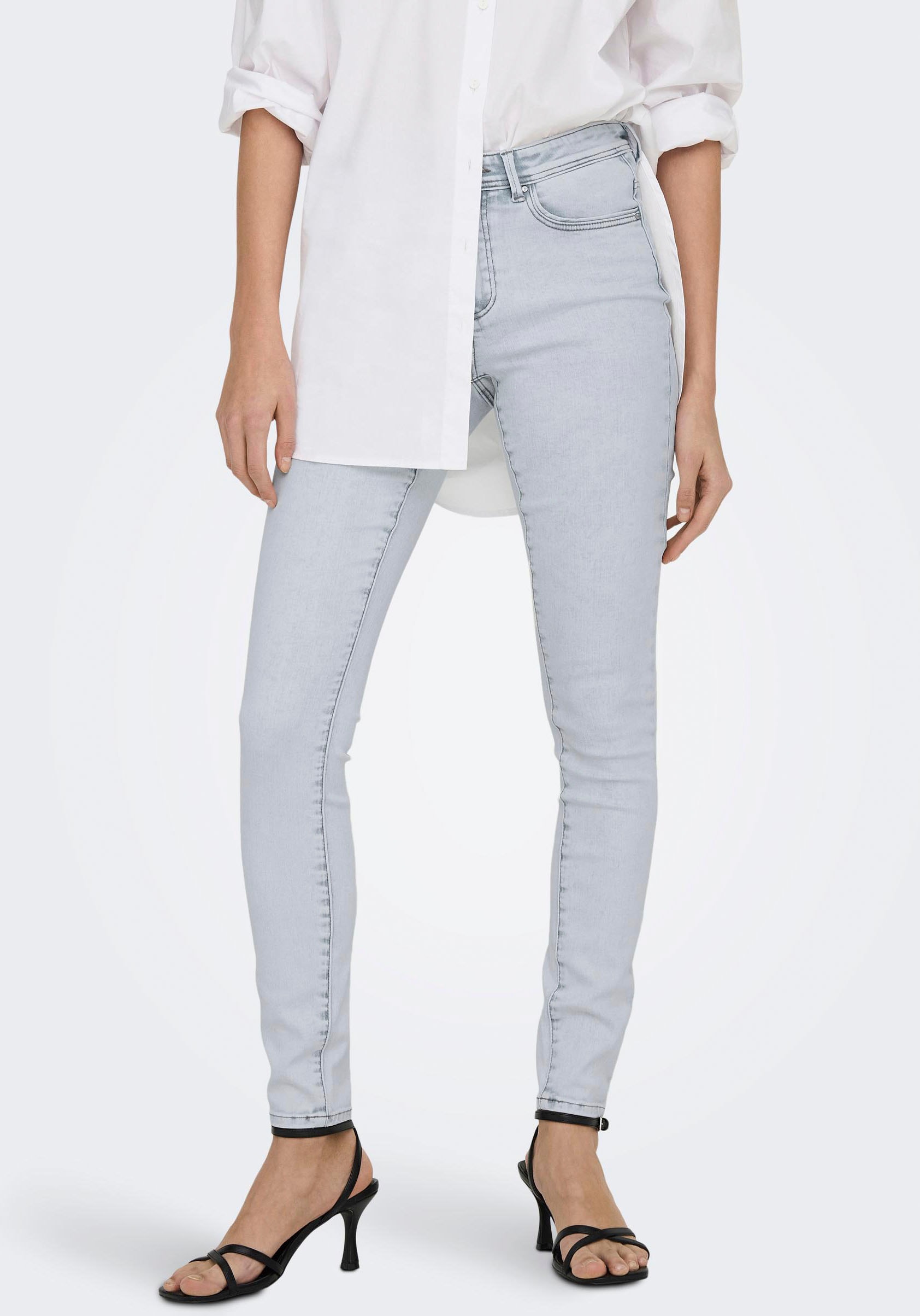 ONLY Skinny-fit-Jeans »ONLWAUW MID SKINNY DEST BJ692«