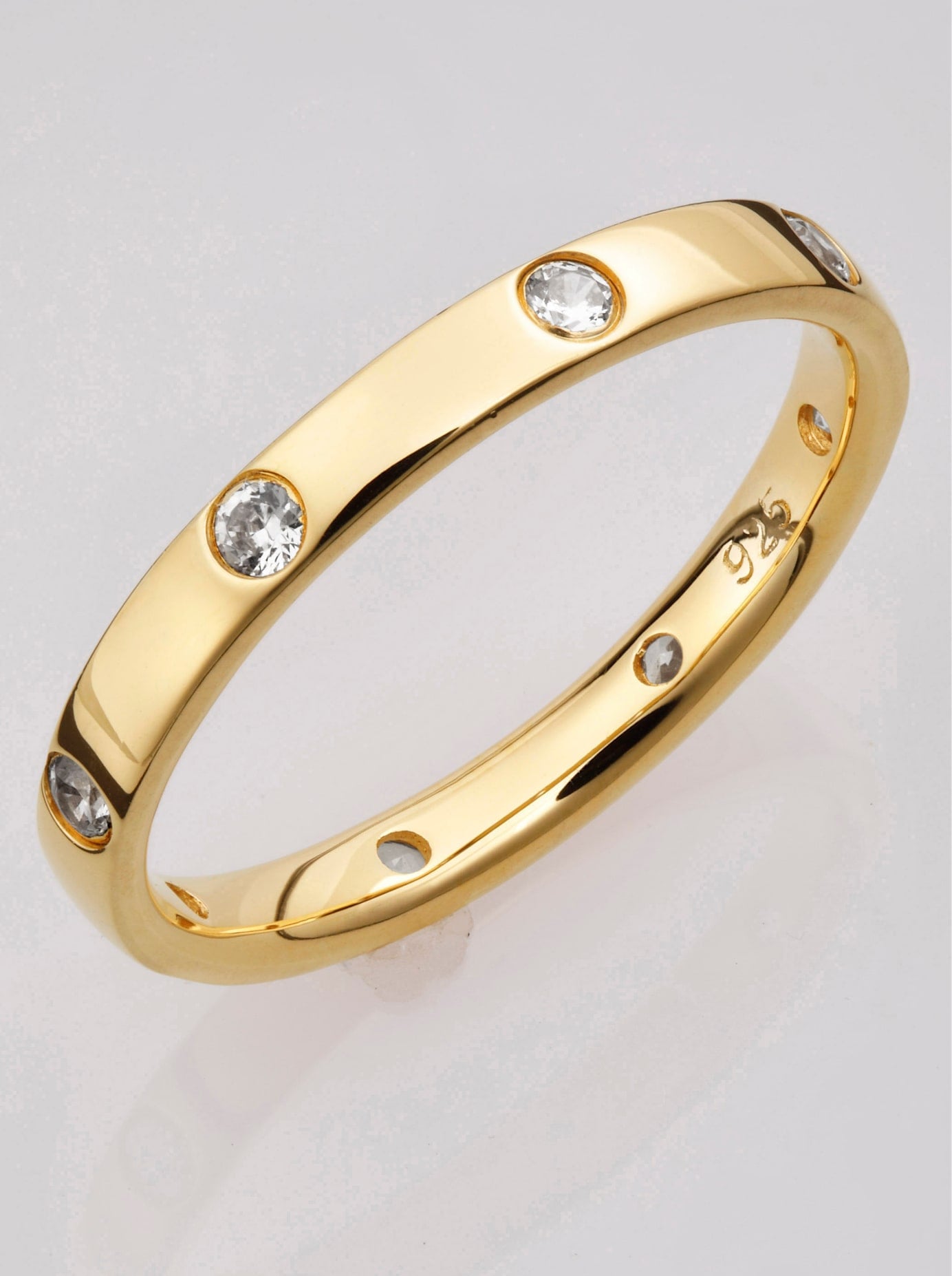 Lady Damen Fingerring in silberfarben, Größe 19