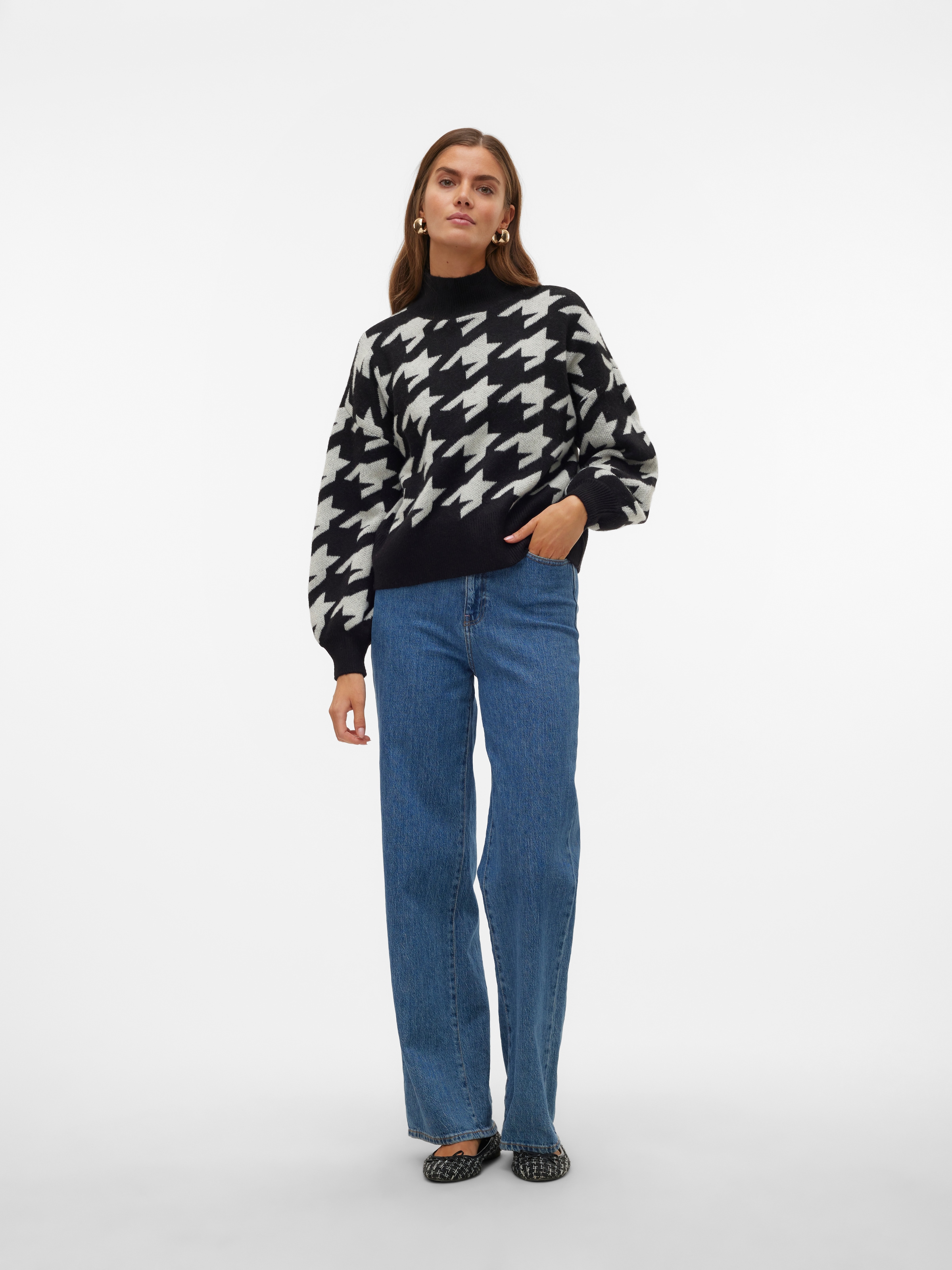 Vero Moda Stehkragenpullover »VMMIRA LS HIGHNECK PULLOVER BOO«