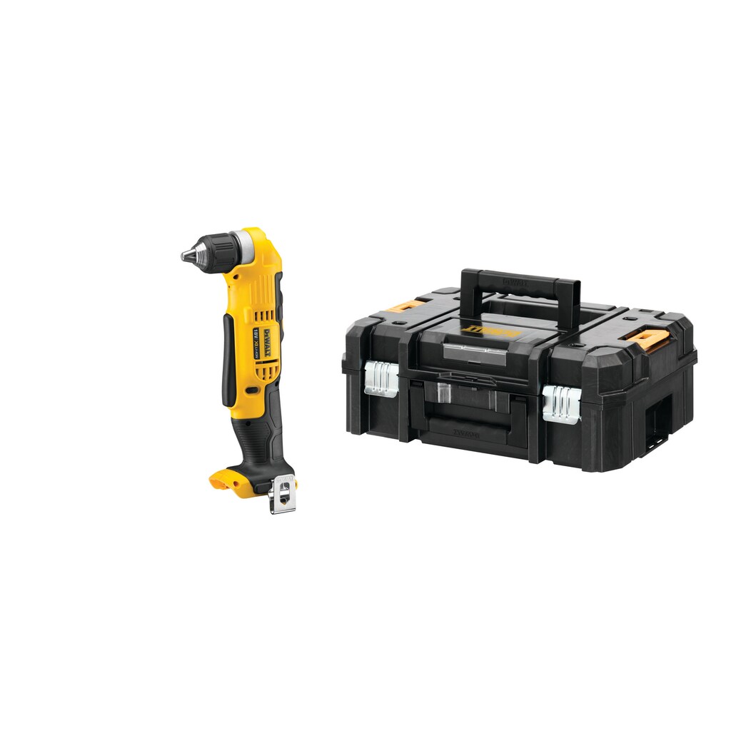 DeWalt Akku-Winkelbohrmaschine »DCD740NT-XJ Akku-Winkelbohrmaschine 360 Watt, 18V«, (Basisversion (ohne Akku & Netzteil)