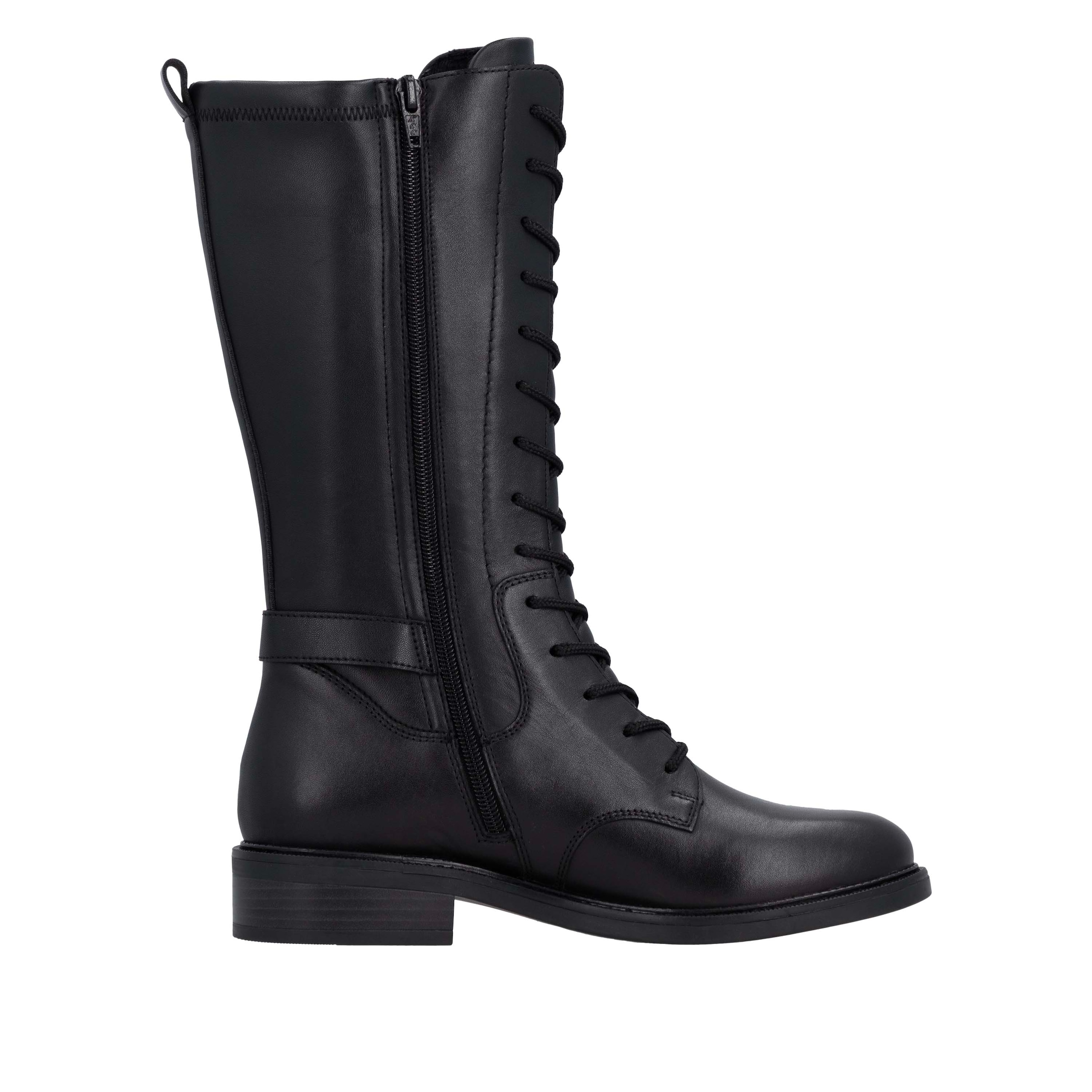 Remonte Schnürstiefel  Stiefel mit Reißverschluss und Zierschnalle