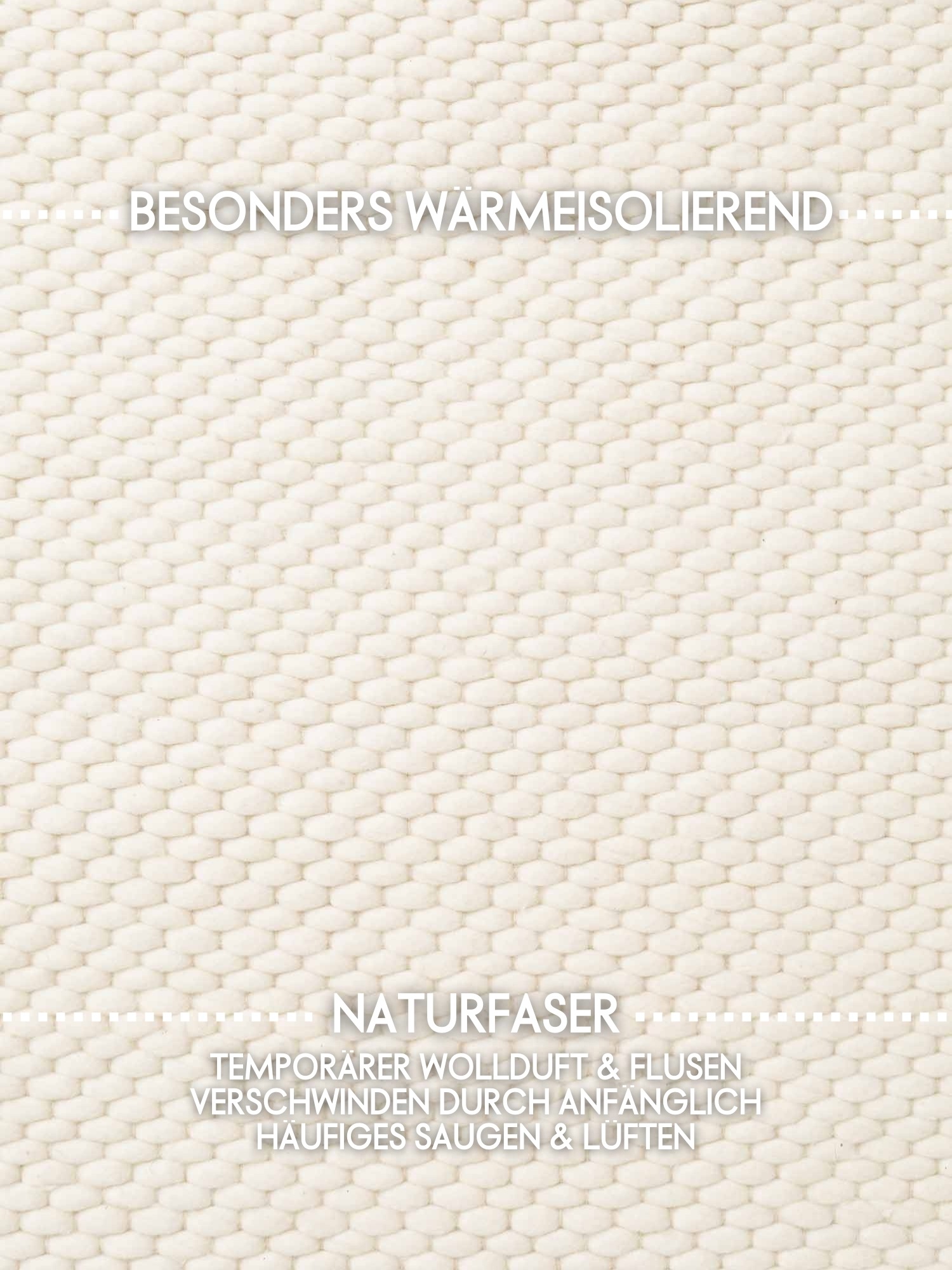 ELLE DECORATION Wollteppich »Beans« rund 10 mm Höhe Handweb Teppich Wolle, Rund, Perlenstruktur, Wohnzimmer, Schlafzimmer